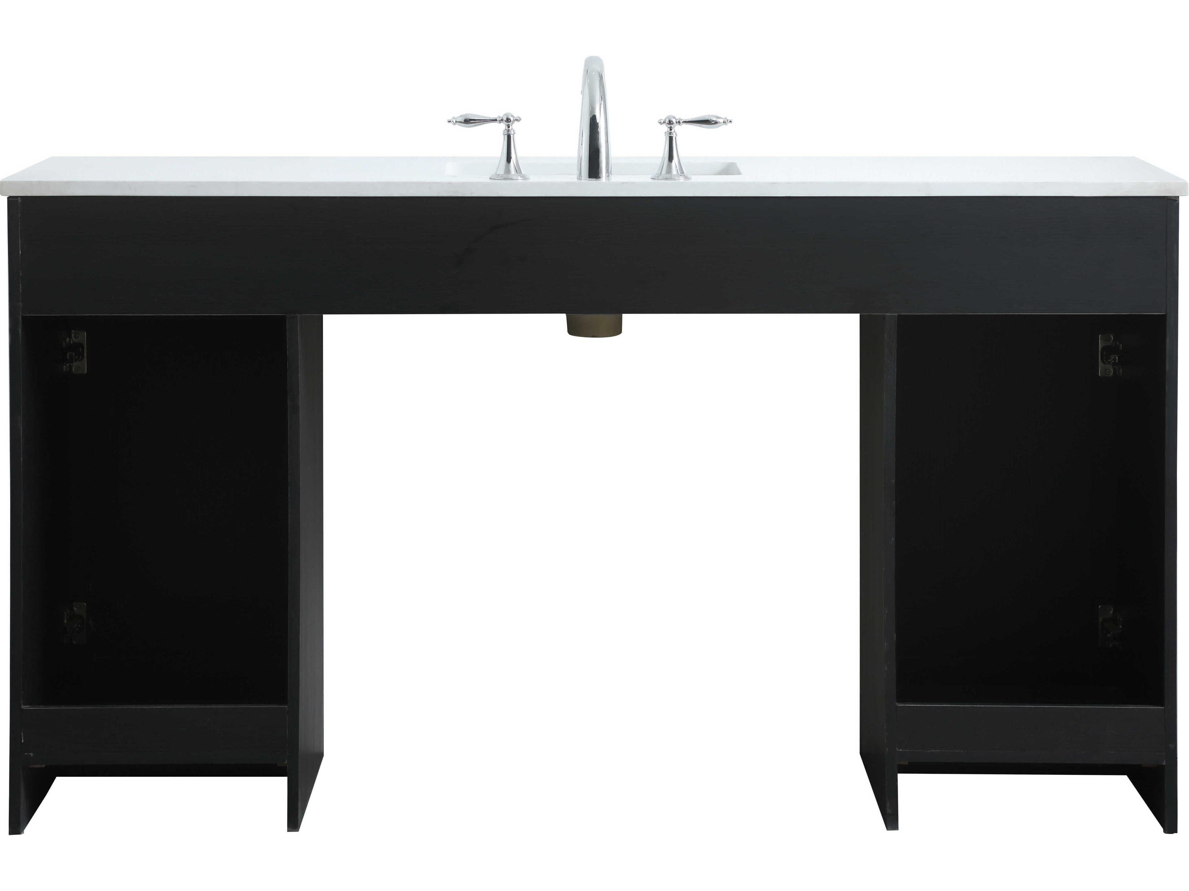 Elegant Lighting Cooper Black ADA Compliant Vanity