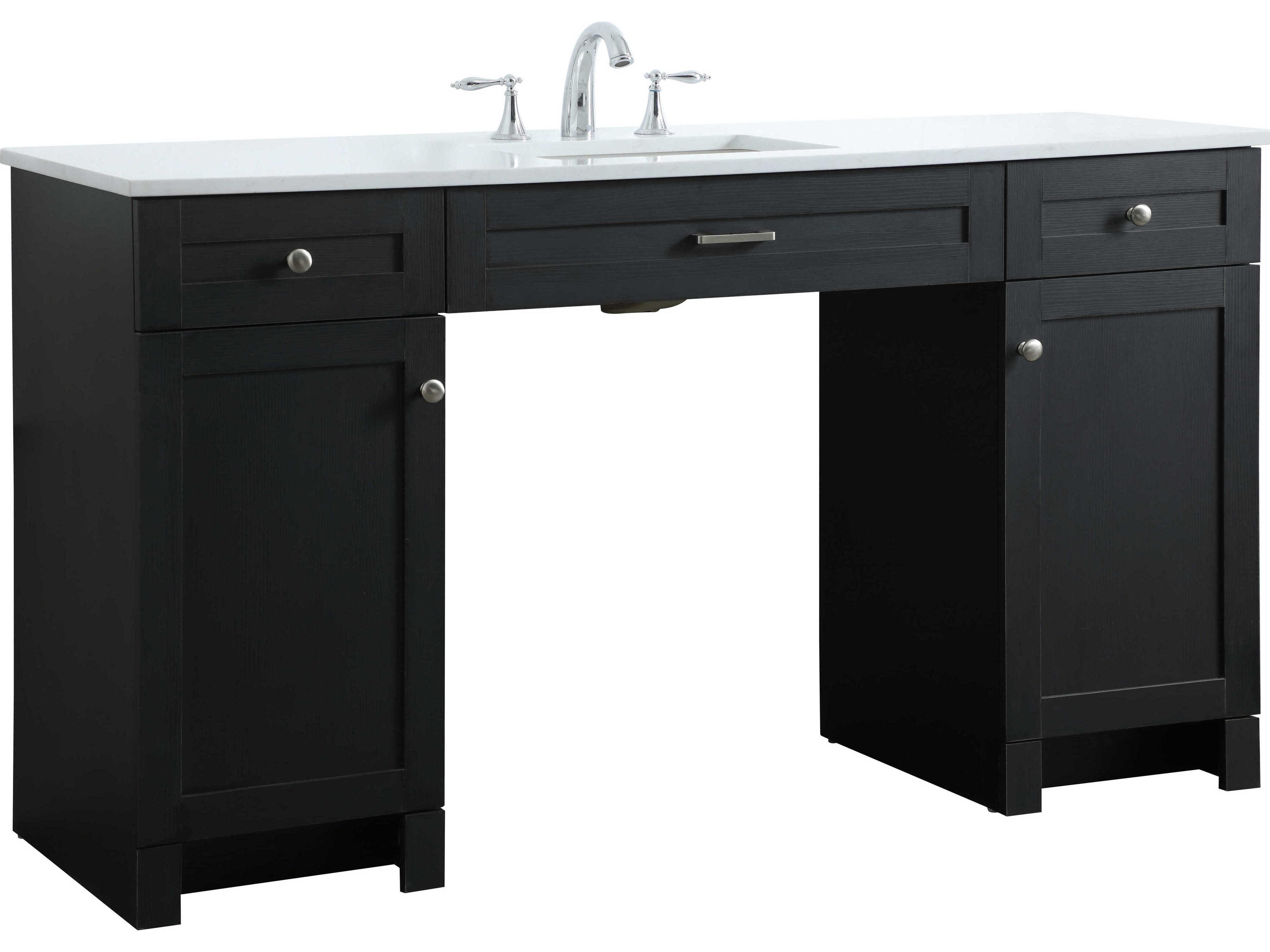 Elegant Lighting Cooper Black ADA Compliant Vanity