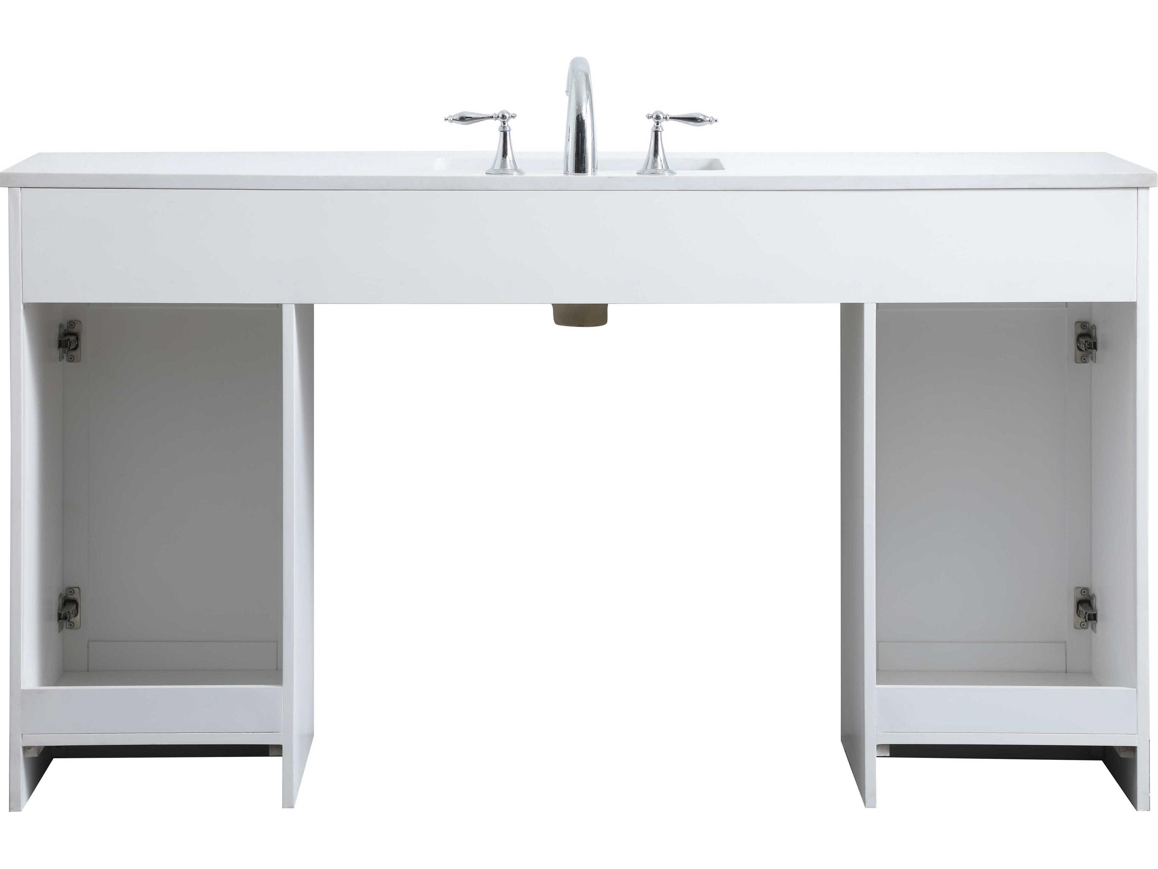 Elegant Lighting Cooper White ADA Compliant Vanity