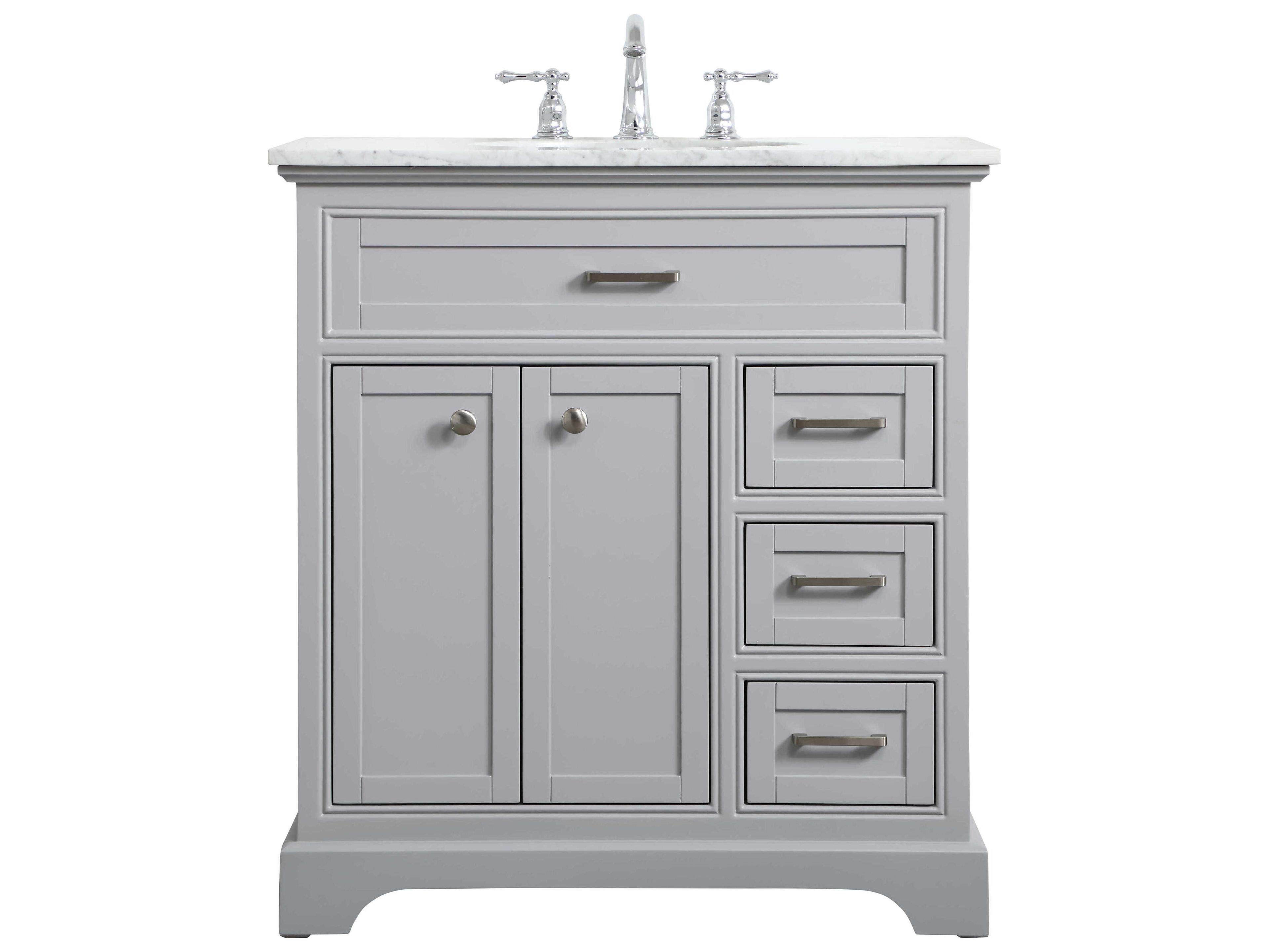 Elegant Lighting Americana Grey 32" Vanity
