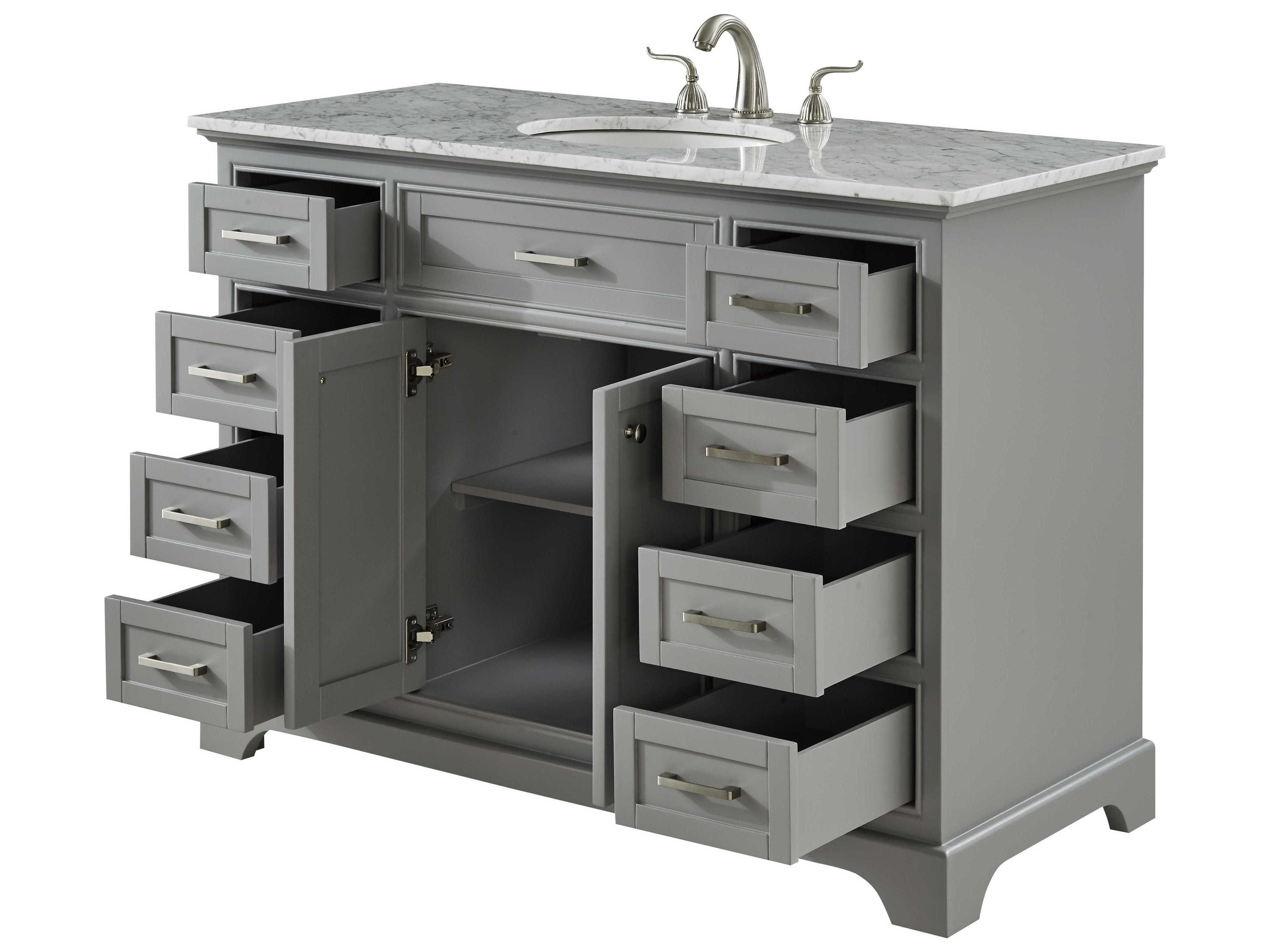 Elegant Lighting Americana Light Grey 48" Vanity