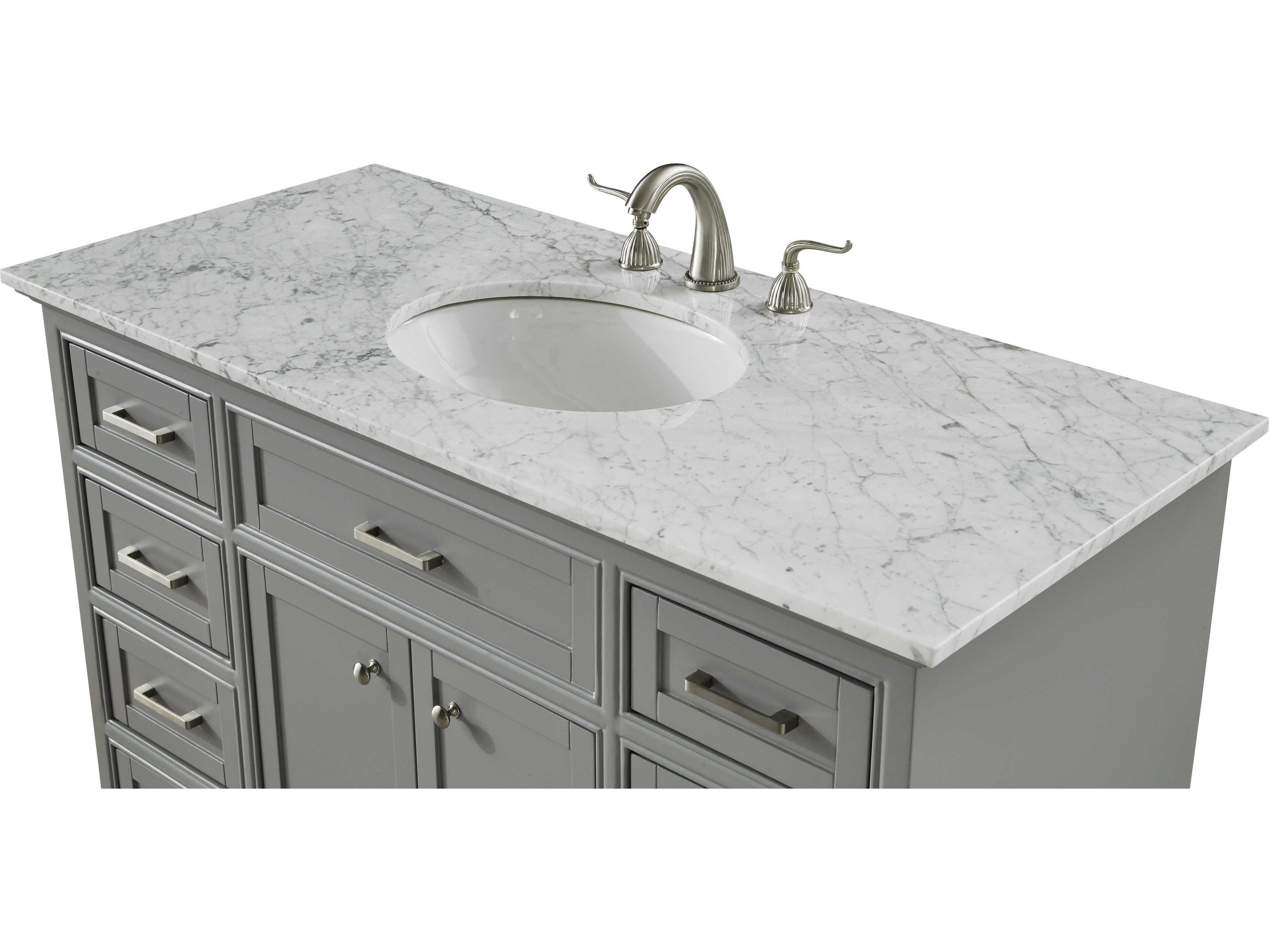 Elegant Lighting Americana Light Grey 48" Vanity