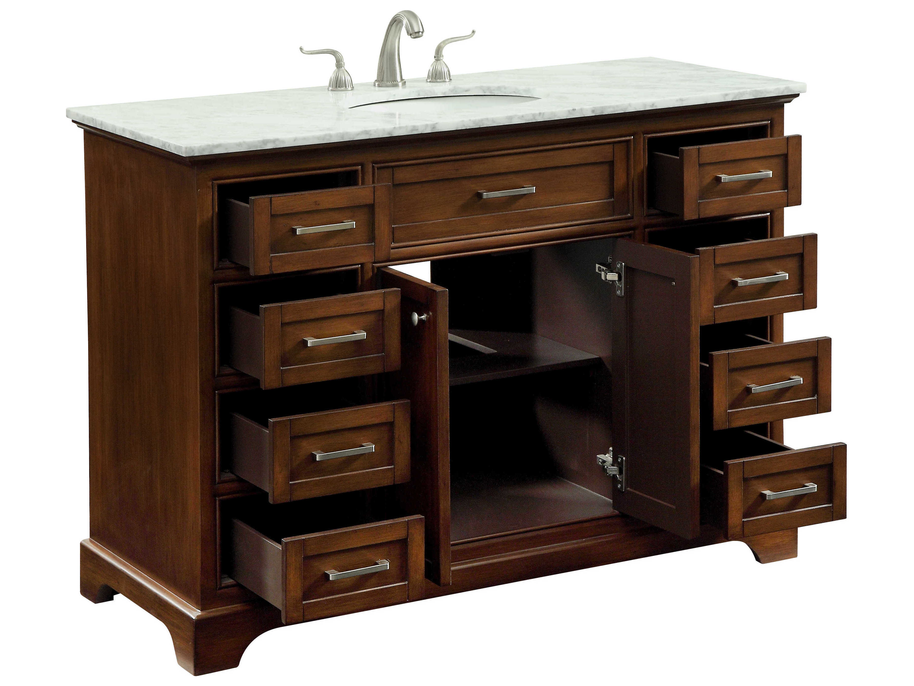 Elegant Lighting Americana Teak 48" Vanity