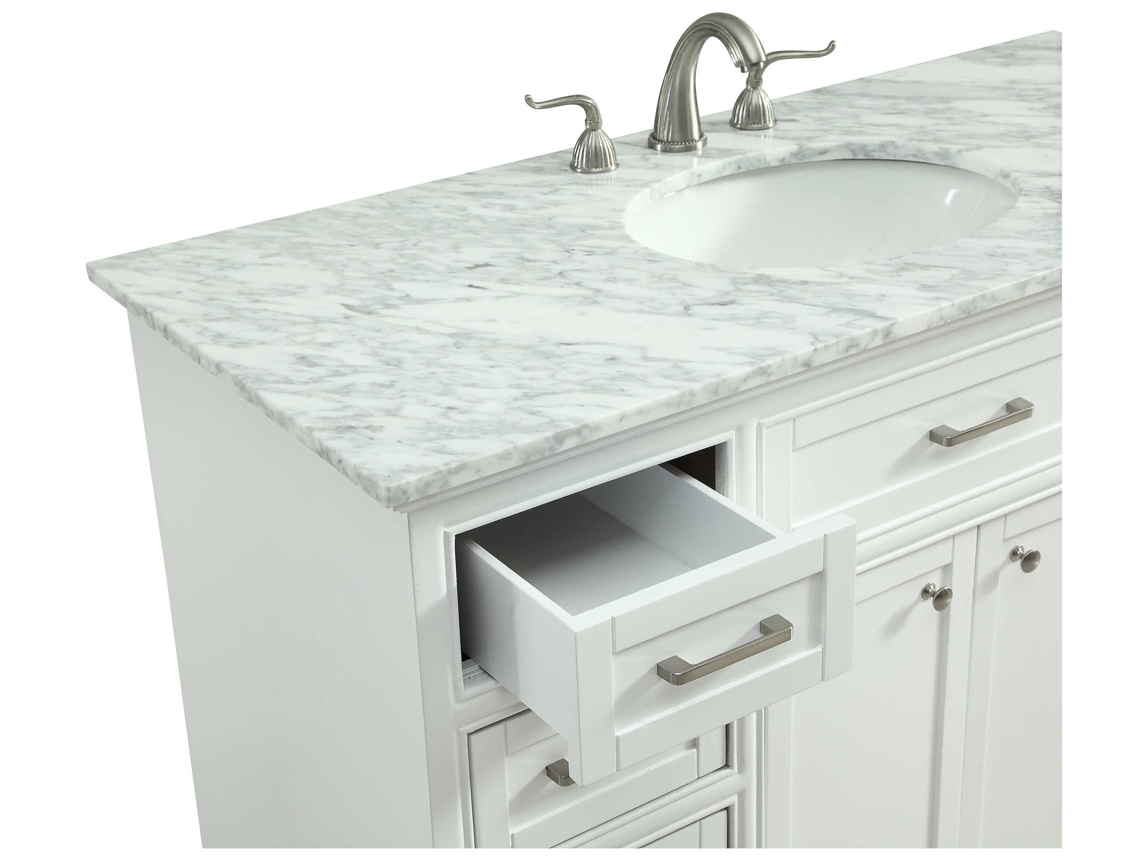Elegant Lighting Americana White 48" Vanity