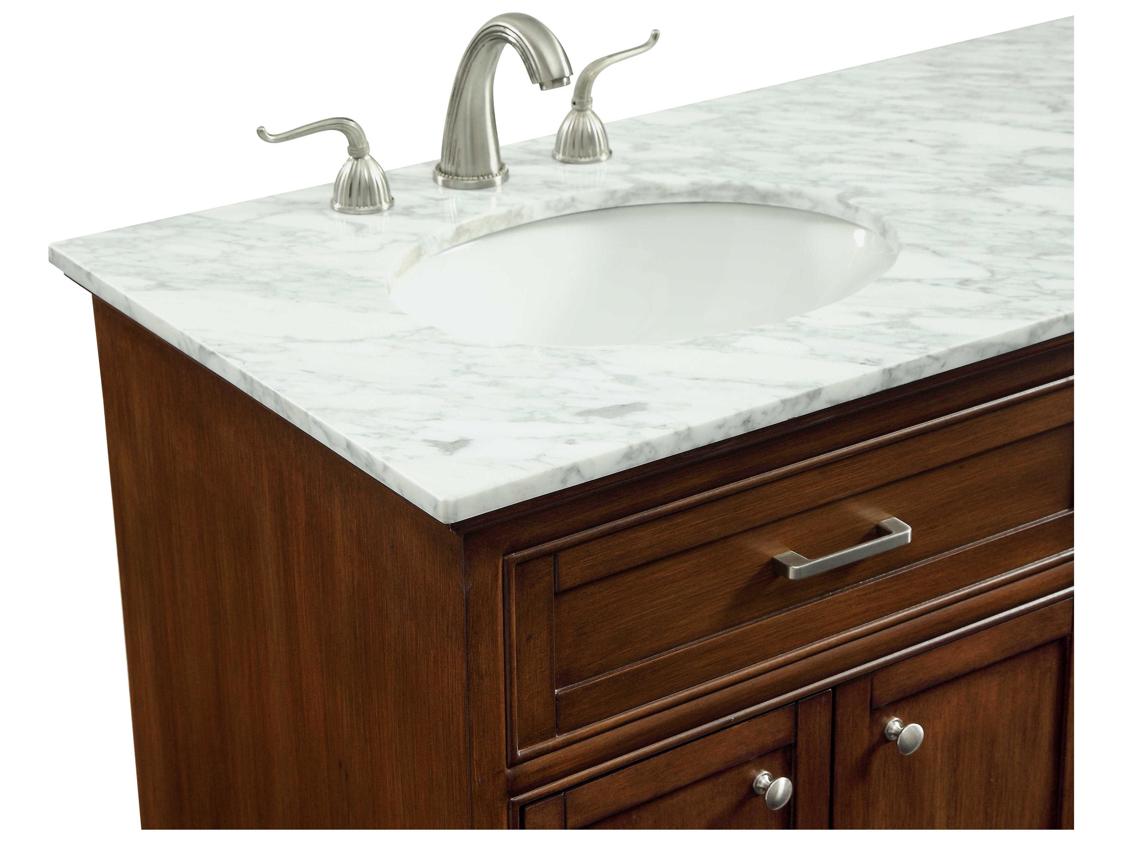 Elegant Lighting Americana Teak 60" Vanity