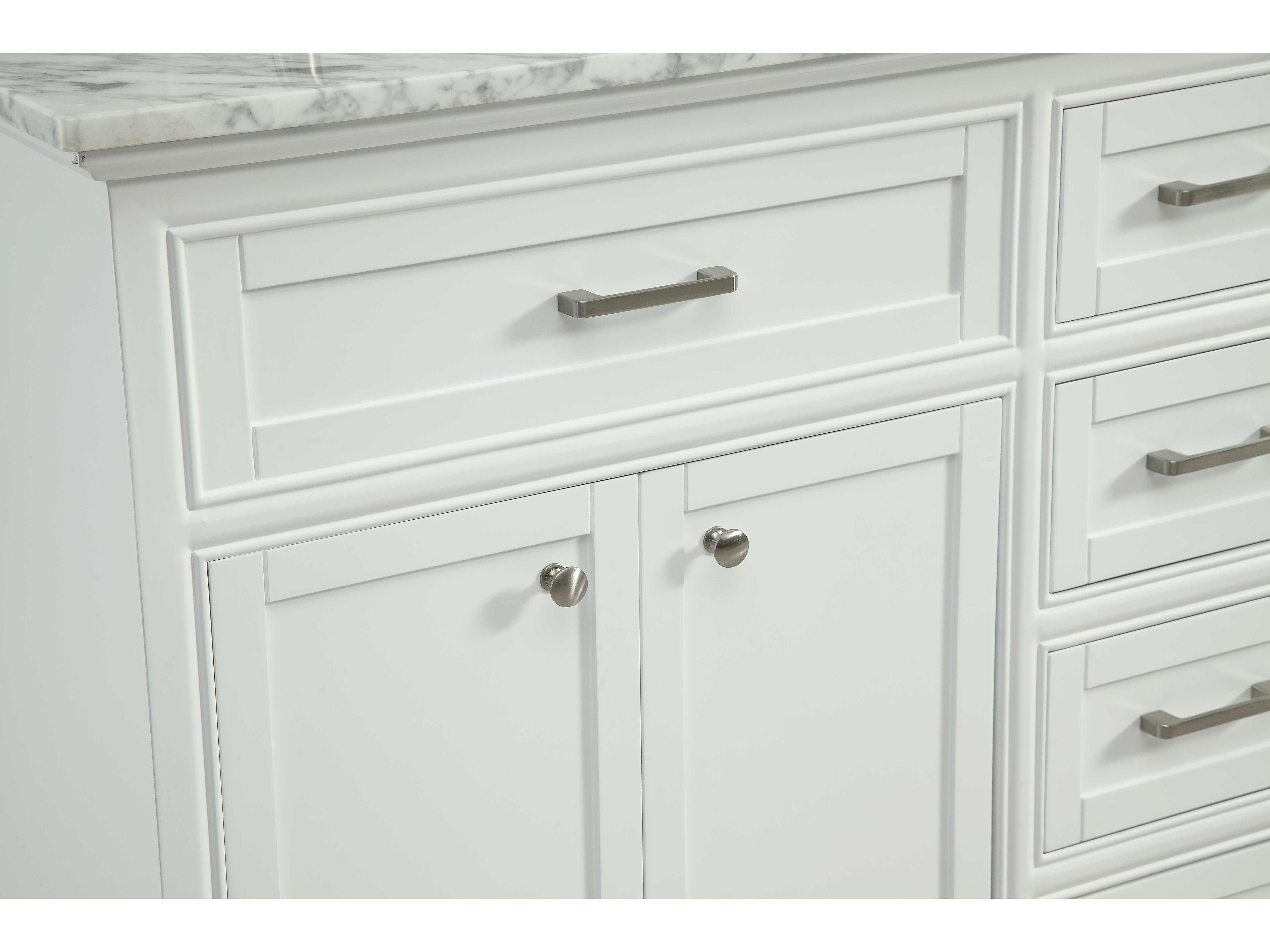 Elegant Lighting Americana White 60" Vanity