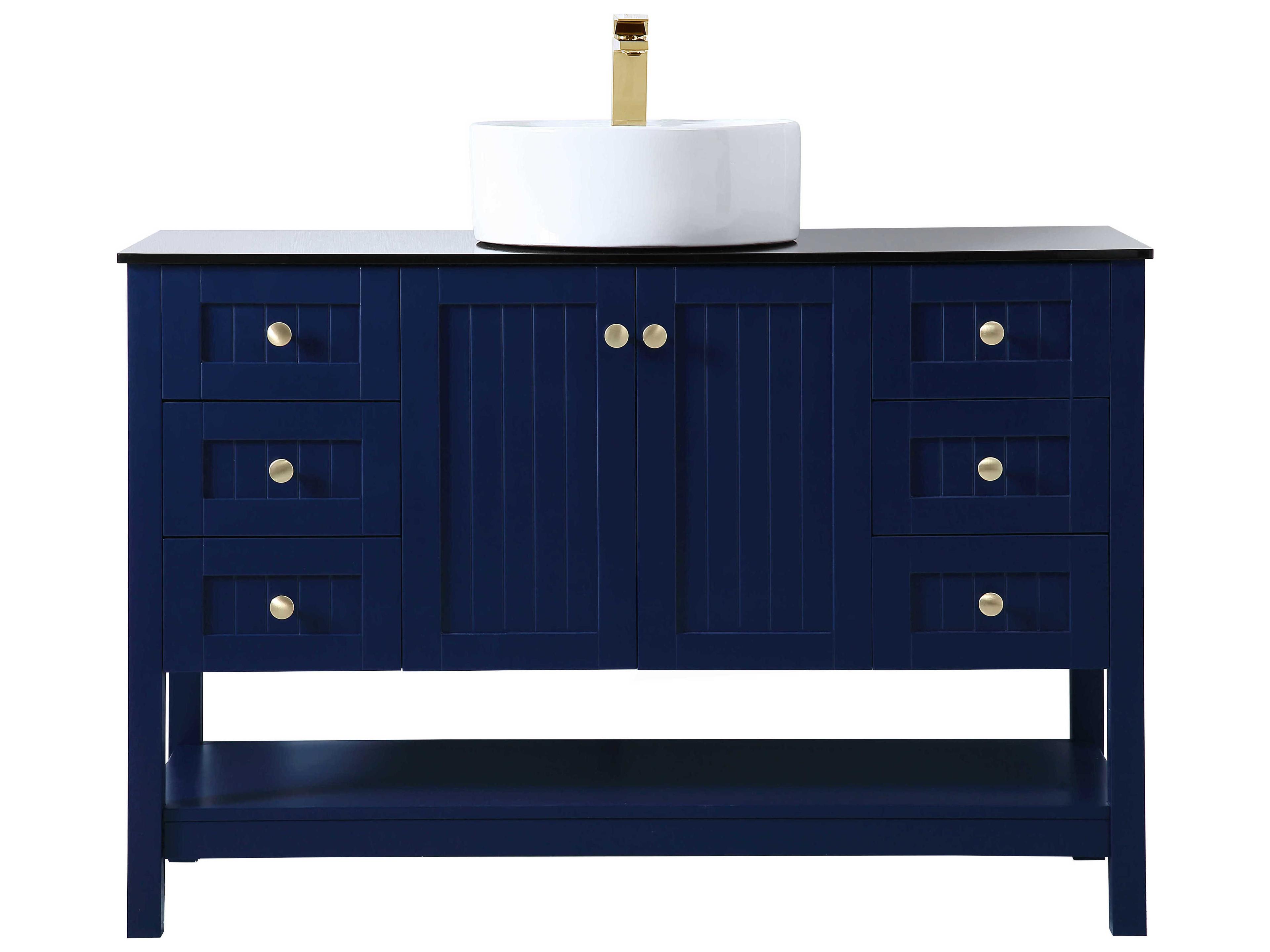 Elegant Lighting Ralph Blue 48" Vanity