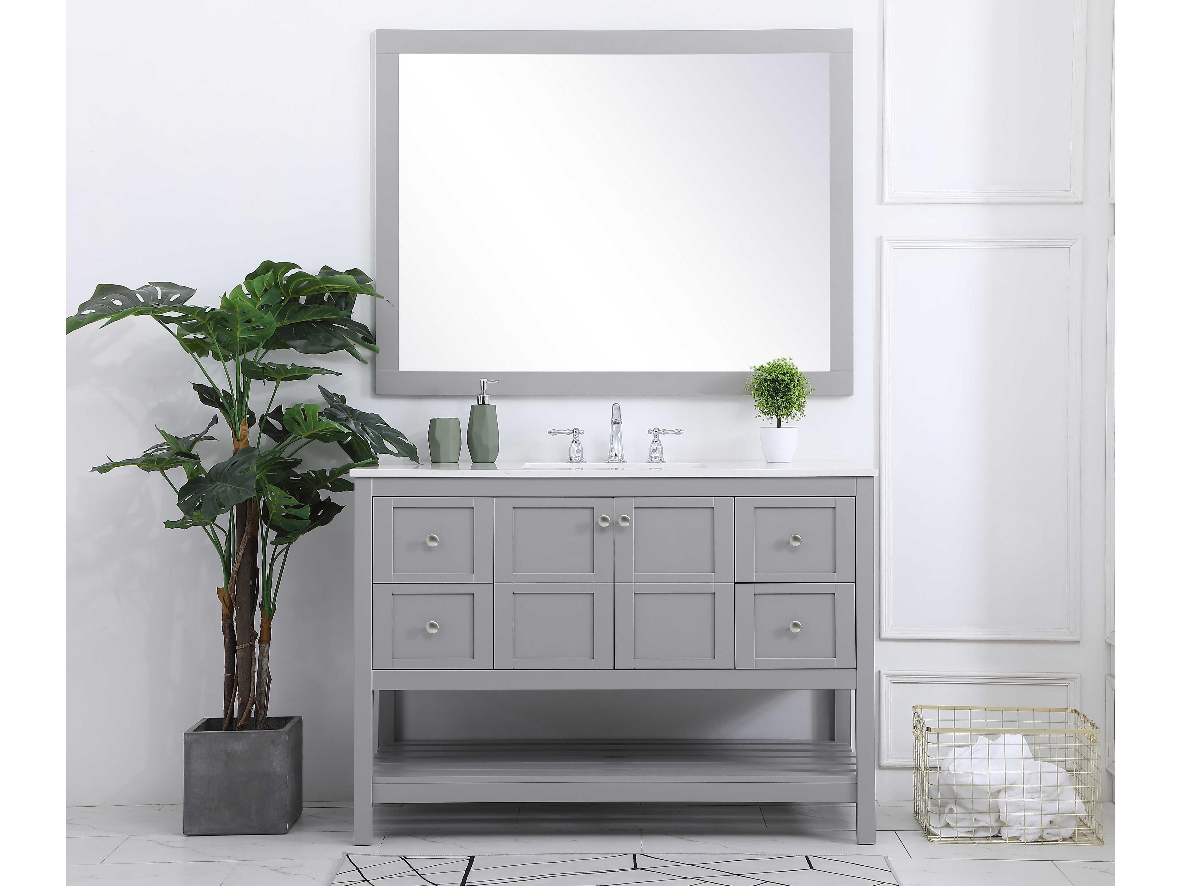 Elegant Lighting Theo Gray 48" Vanity
