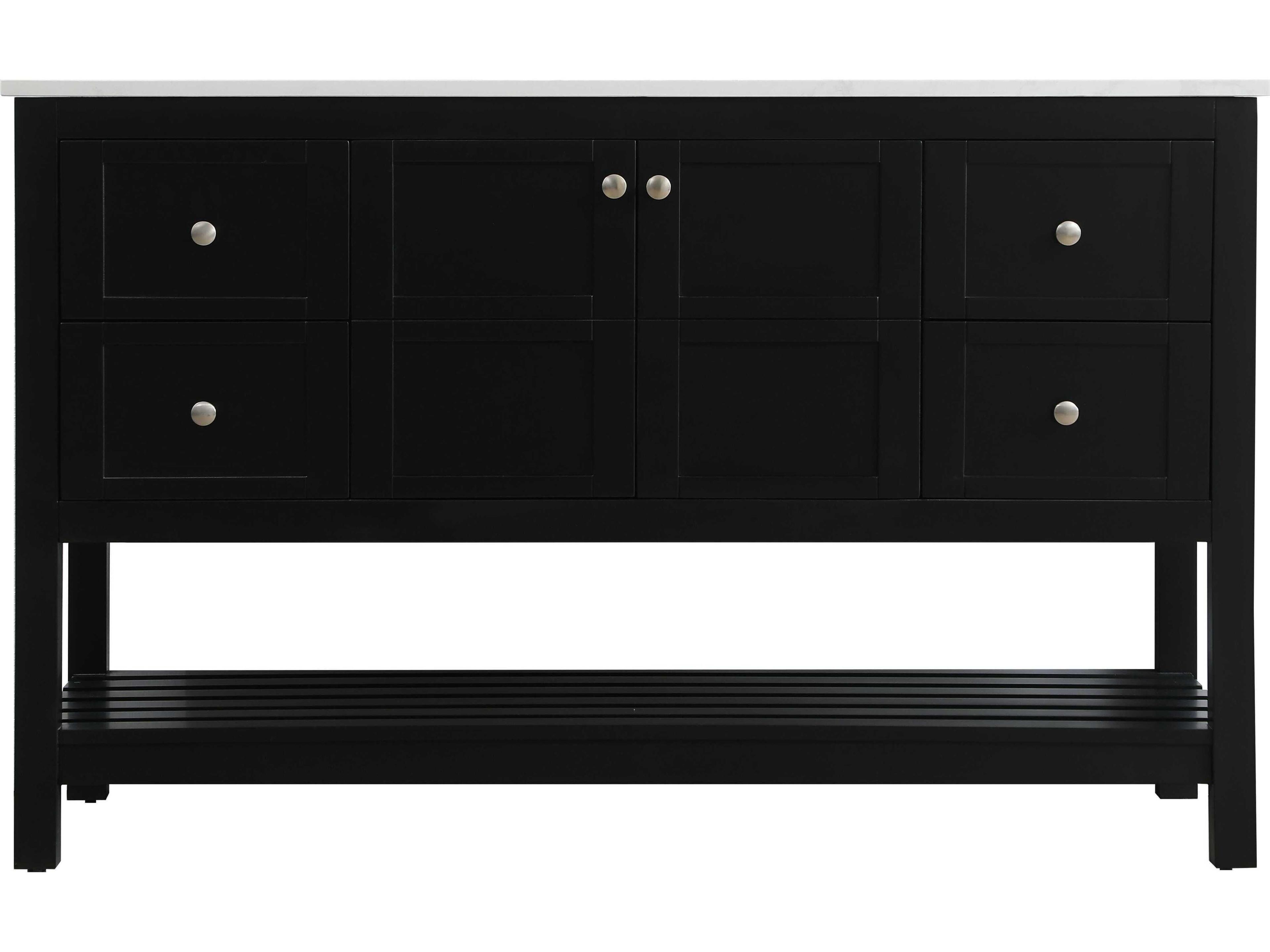 Elegant Lighting Theo Black Vanity