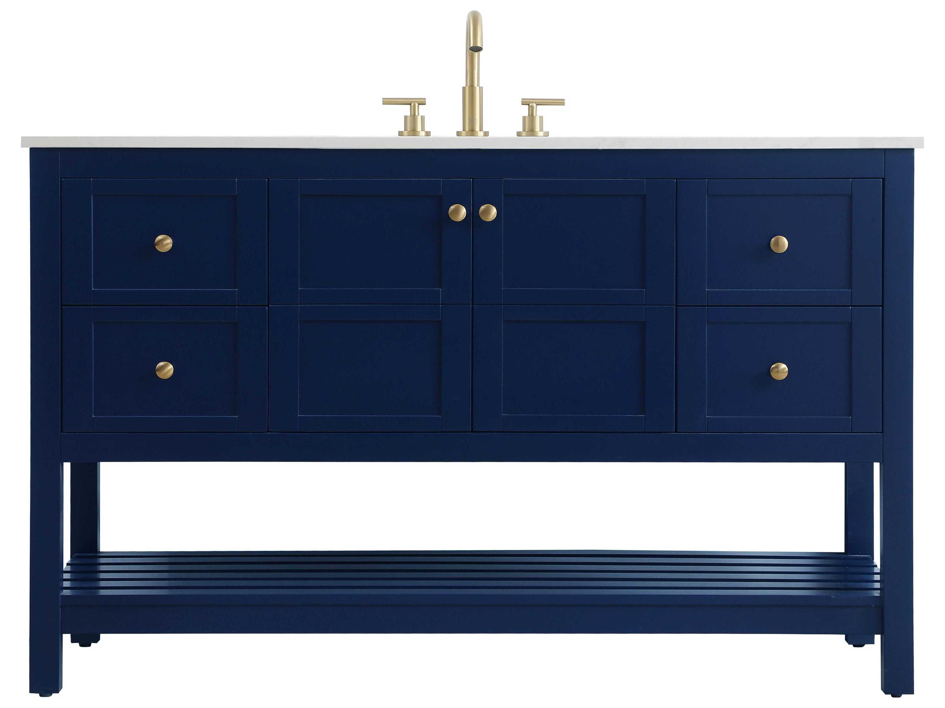 Elegant Lighting Theo Blue Vanity