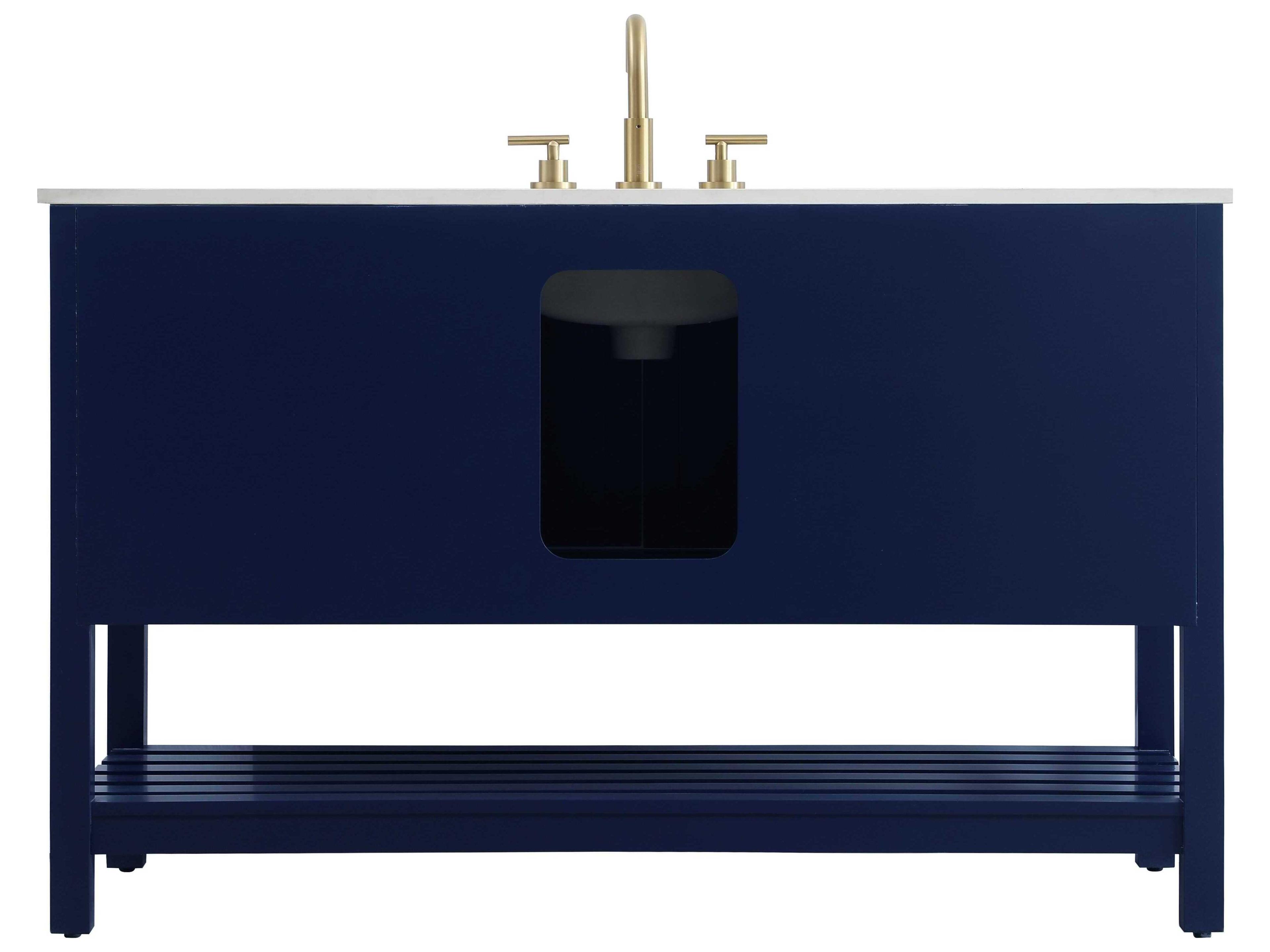 Elegant Lighting Theo Blue Vanity