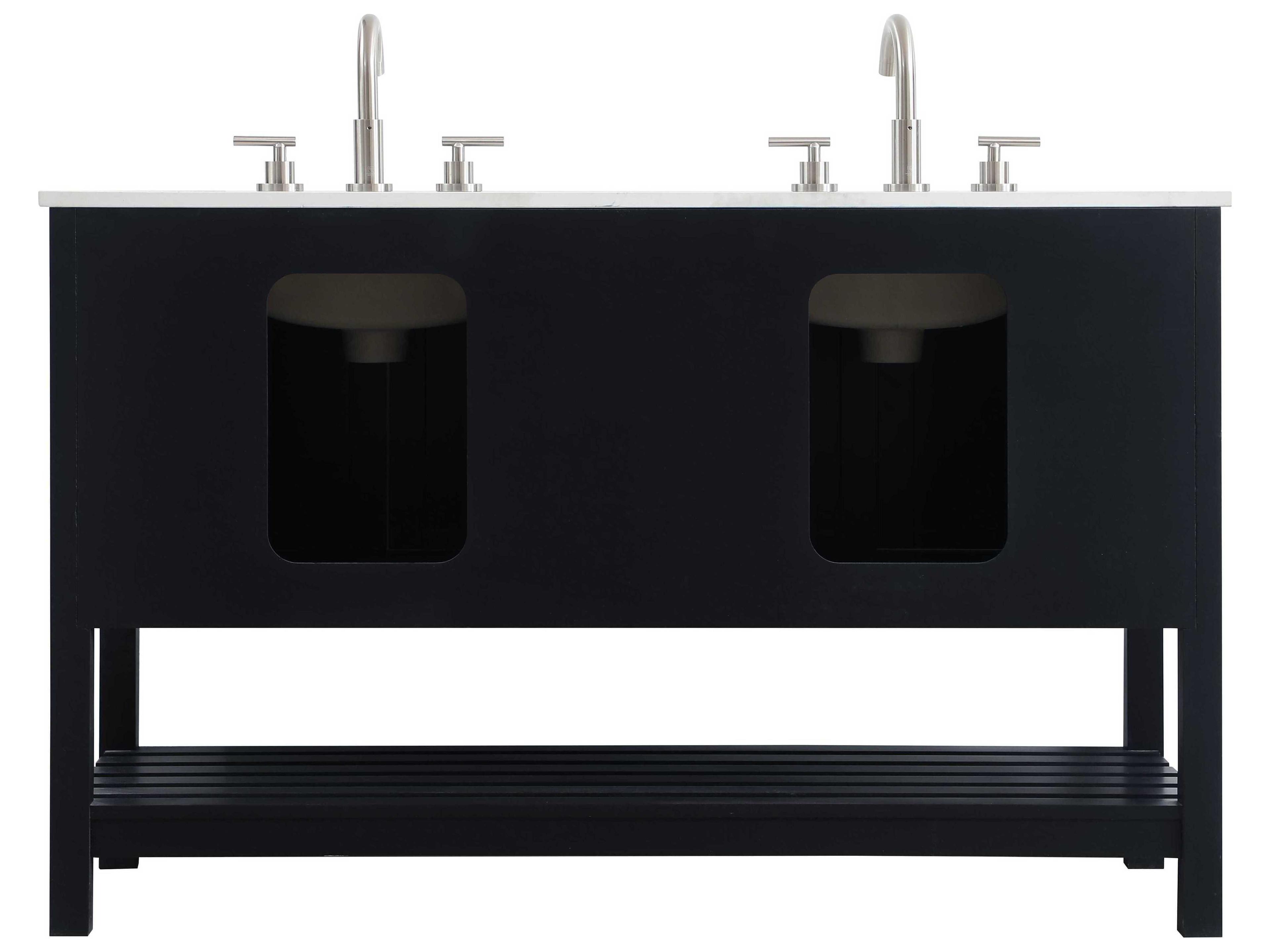 Elegant Lighting Theo Black Vanity