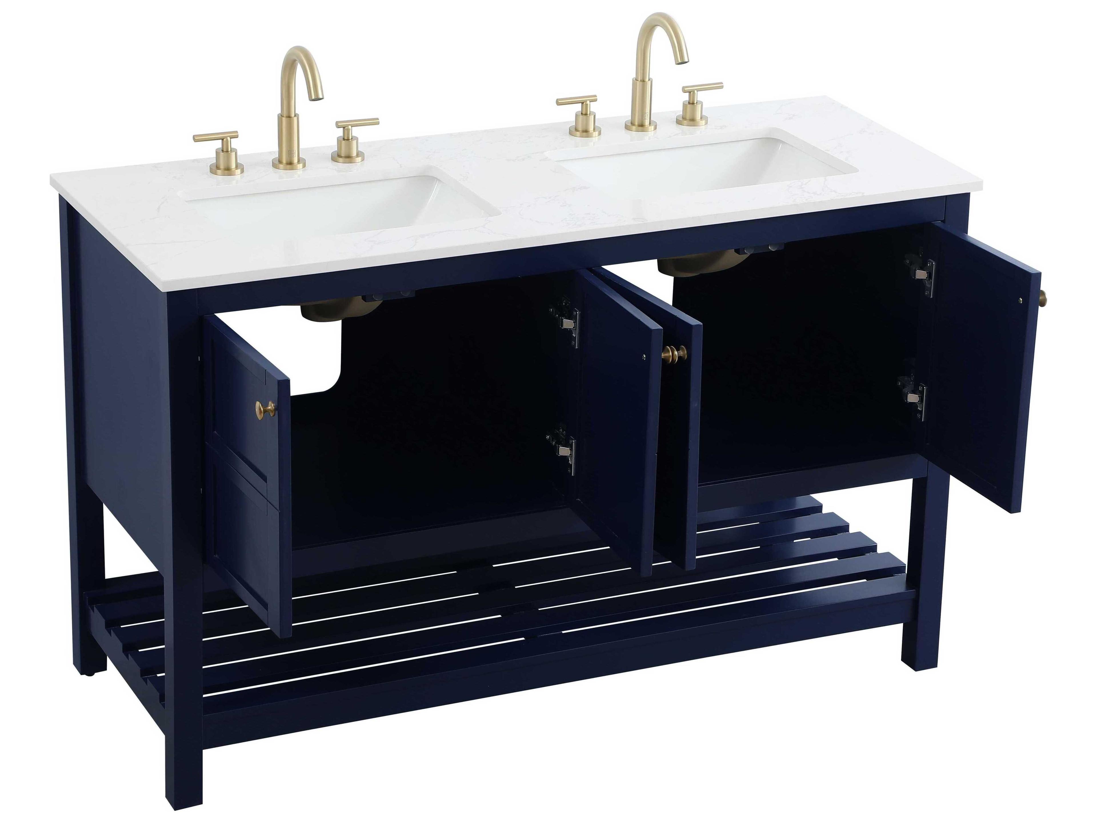 Elegant Lighting Theo Blue Vanity