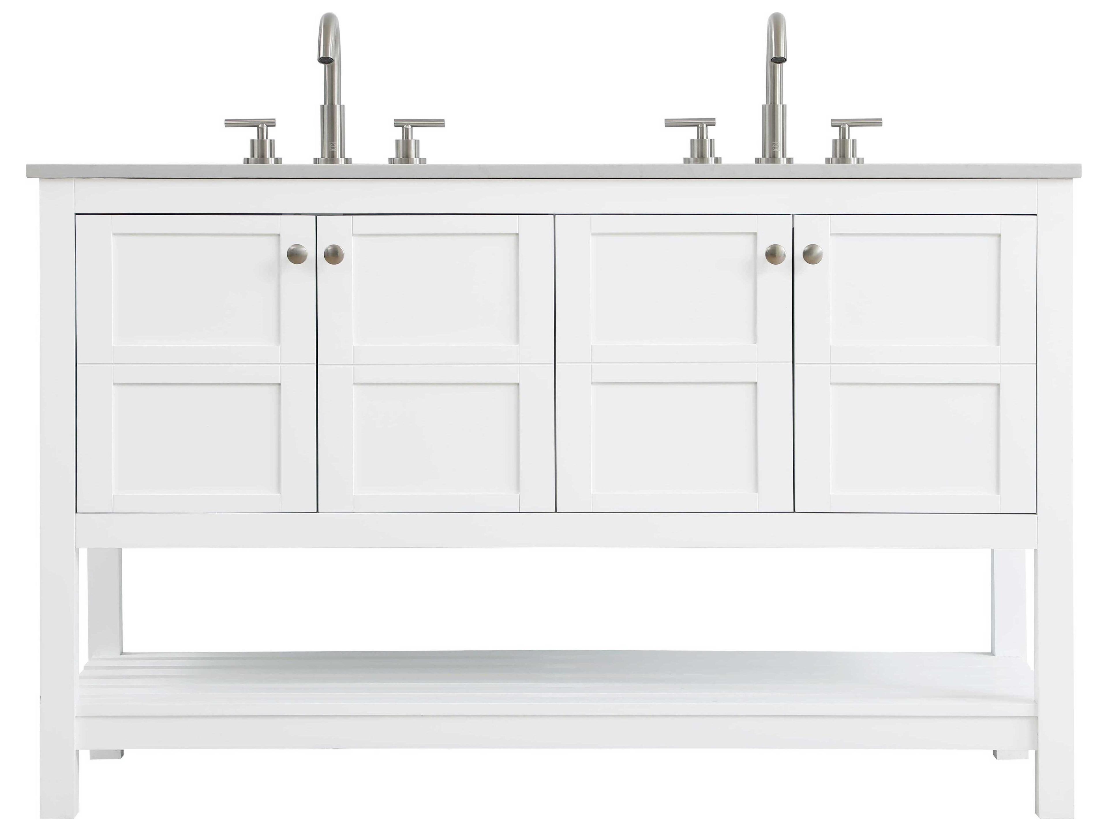 Elegant Lighting Theo White Vanity