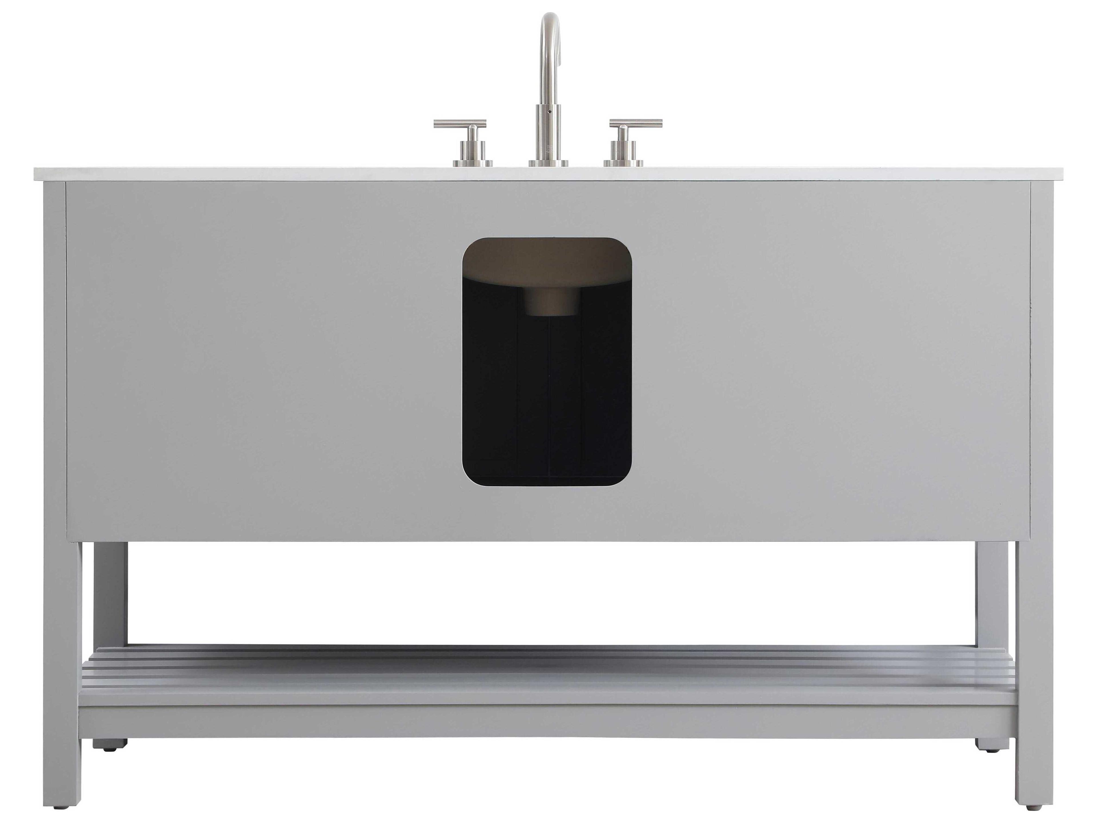 Elegant Lighting Theo Grey Vanity