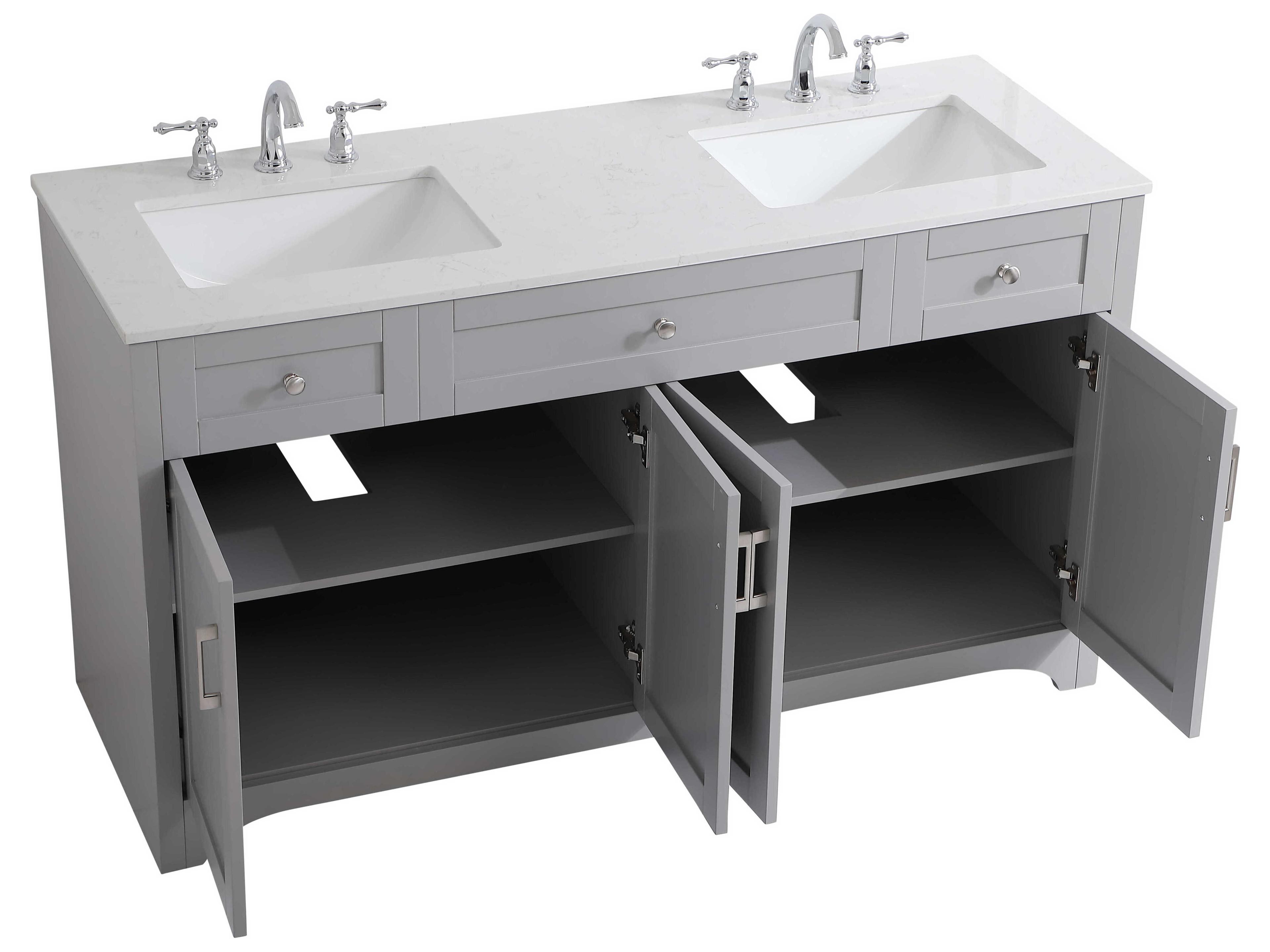 Elegant Lighting Moore 60" Vanity