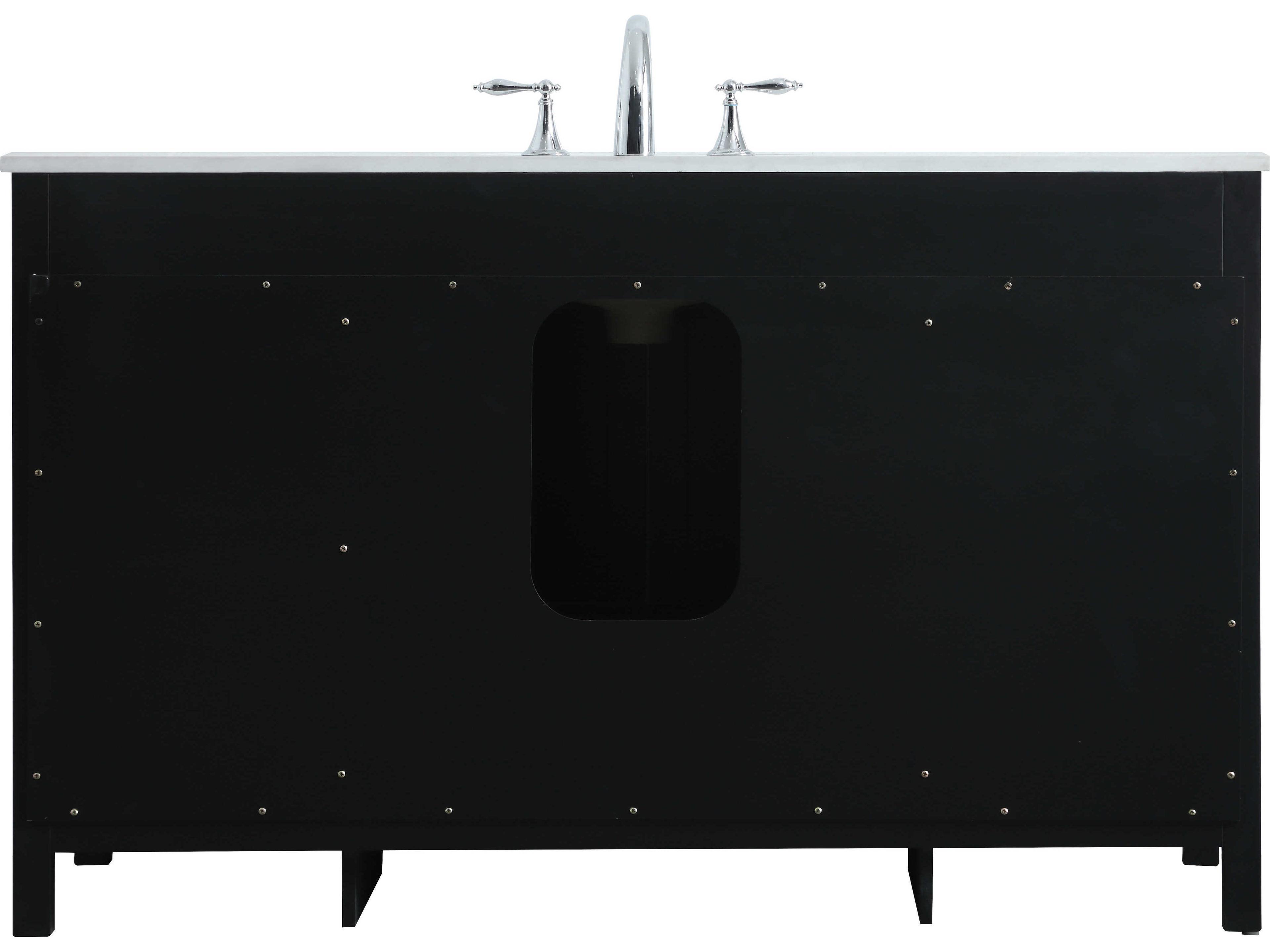 Elegant Lighting Irene Black Vanity