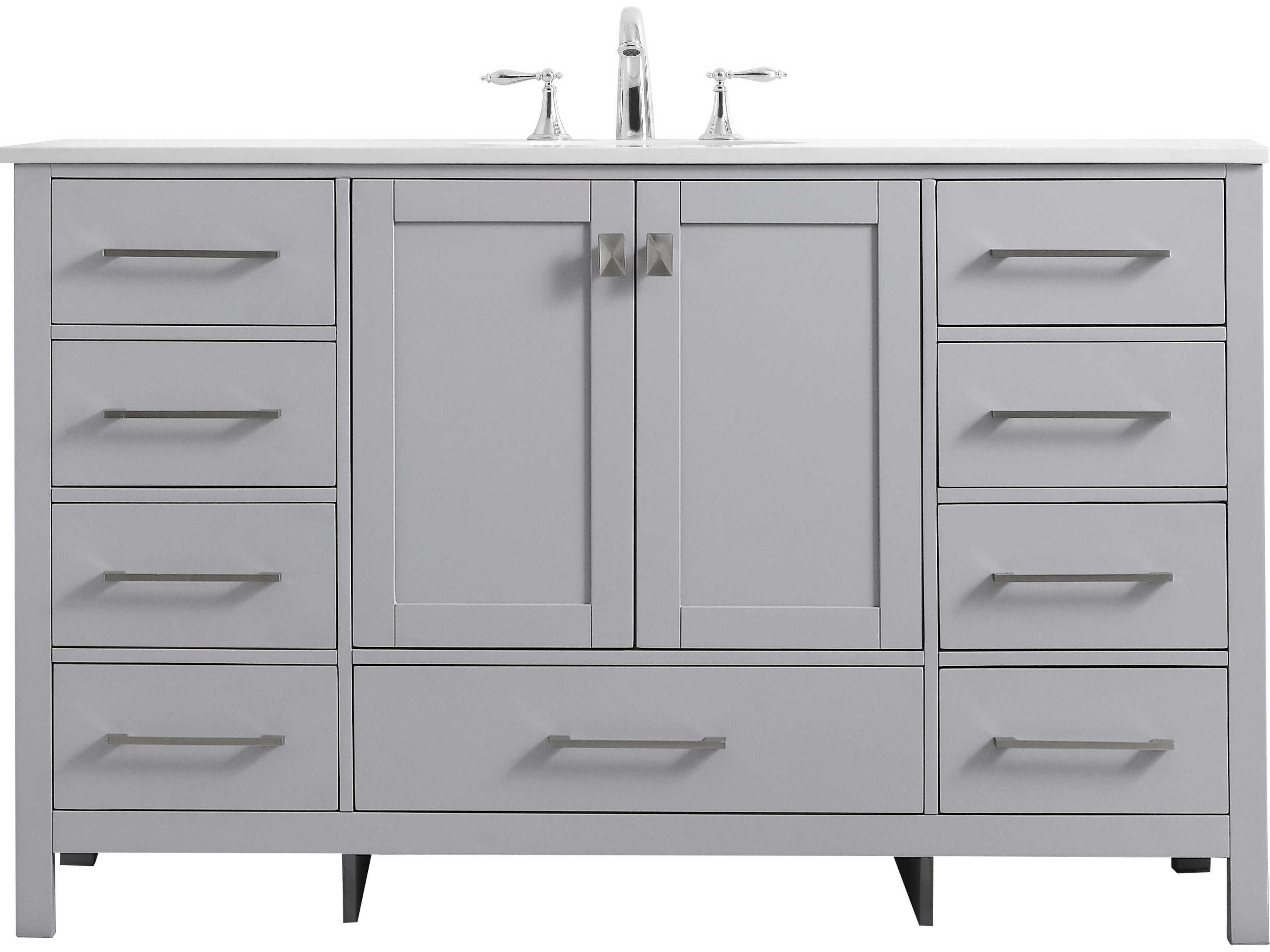 Elegant Lighting Irene Grey Vanity