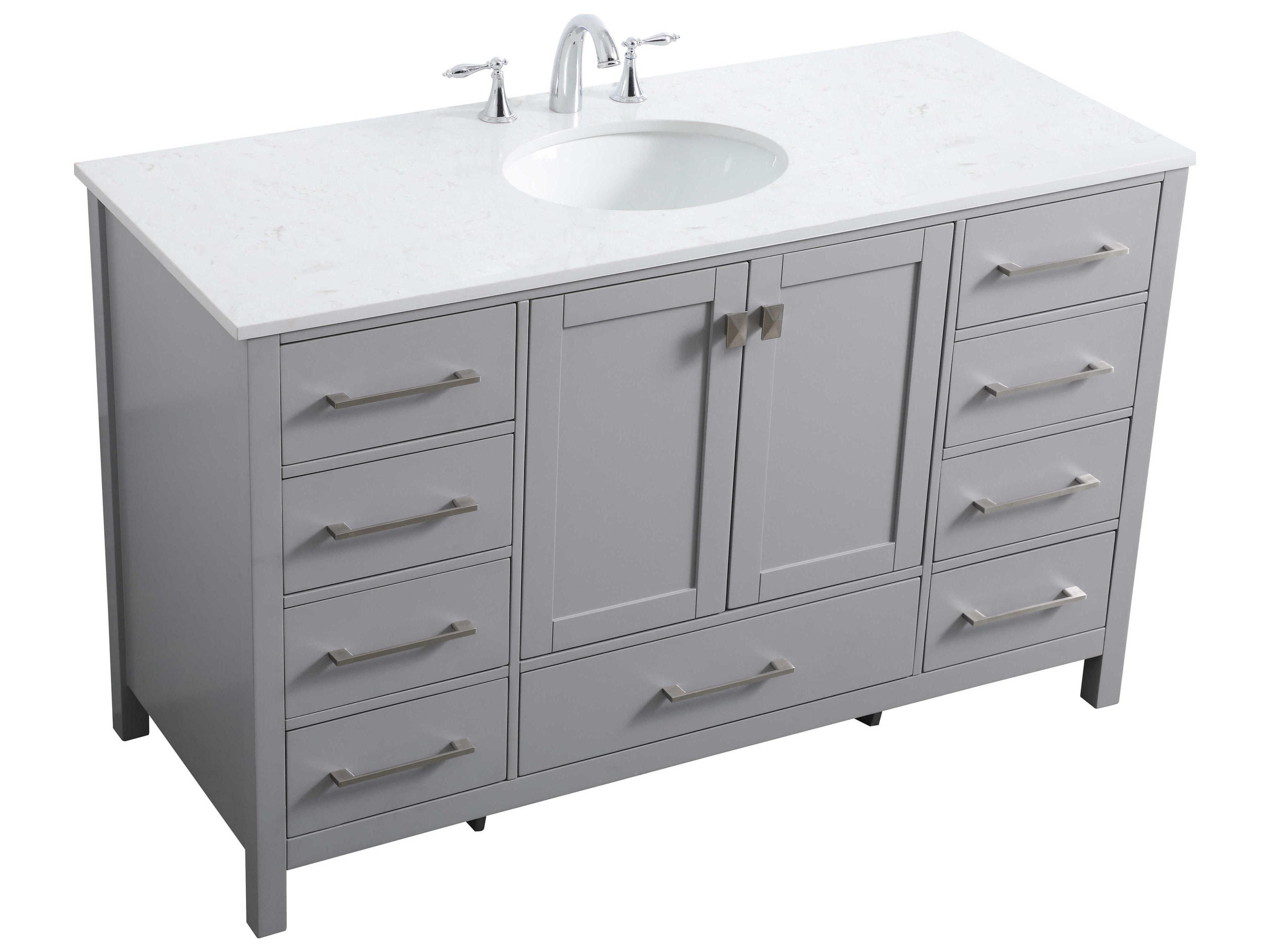 Elegant Lighting Irene Grey Vanity