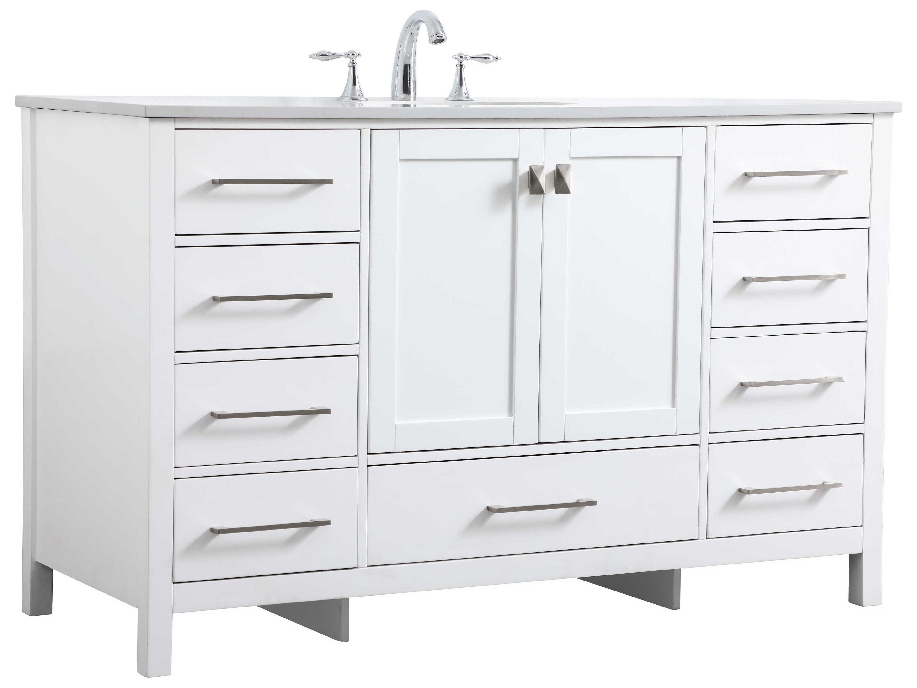 Elegant Lighting Irene White Vanity