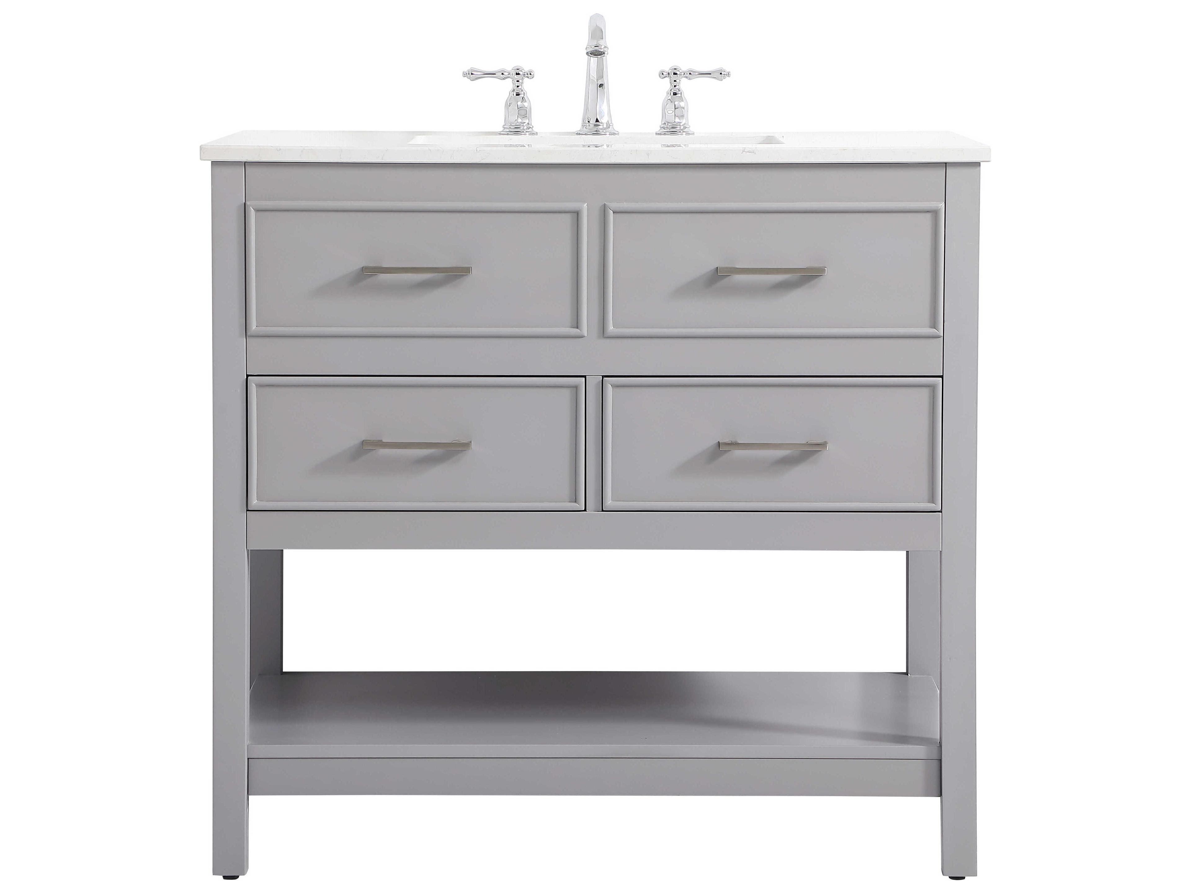 Elegant Lighting Sinclaire Gray 36" Vanity
