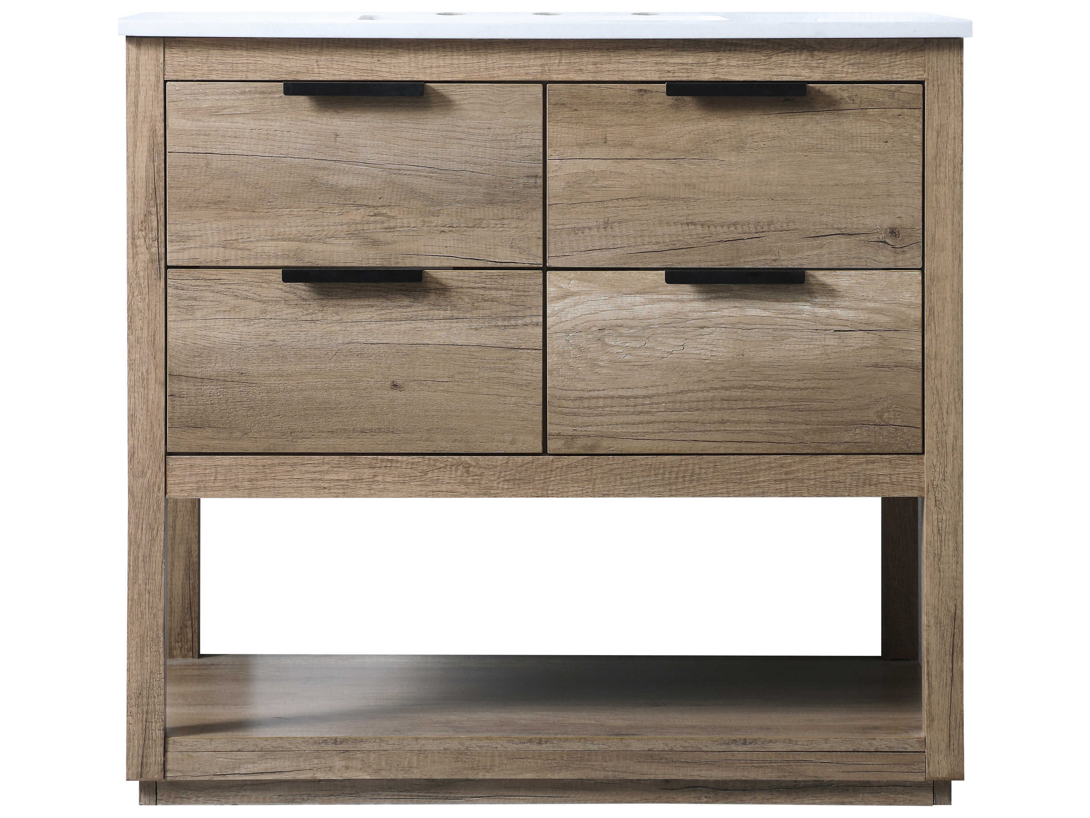 Elegant Lighting Larkin Natural Oak Vanity