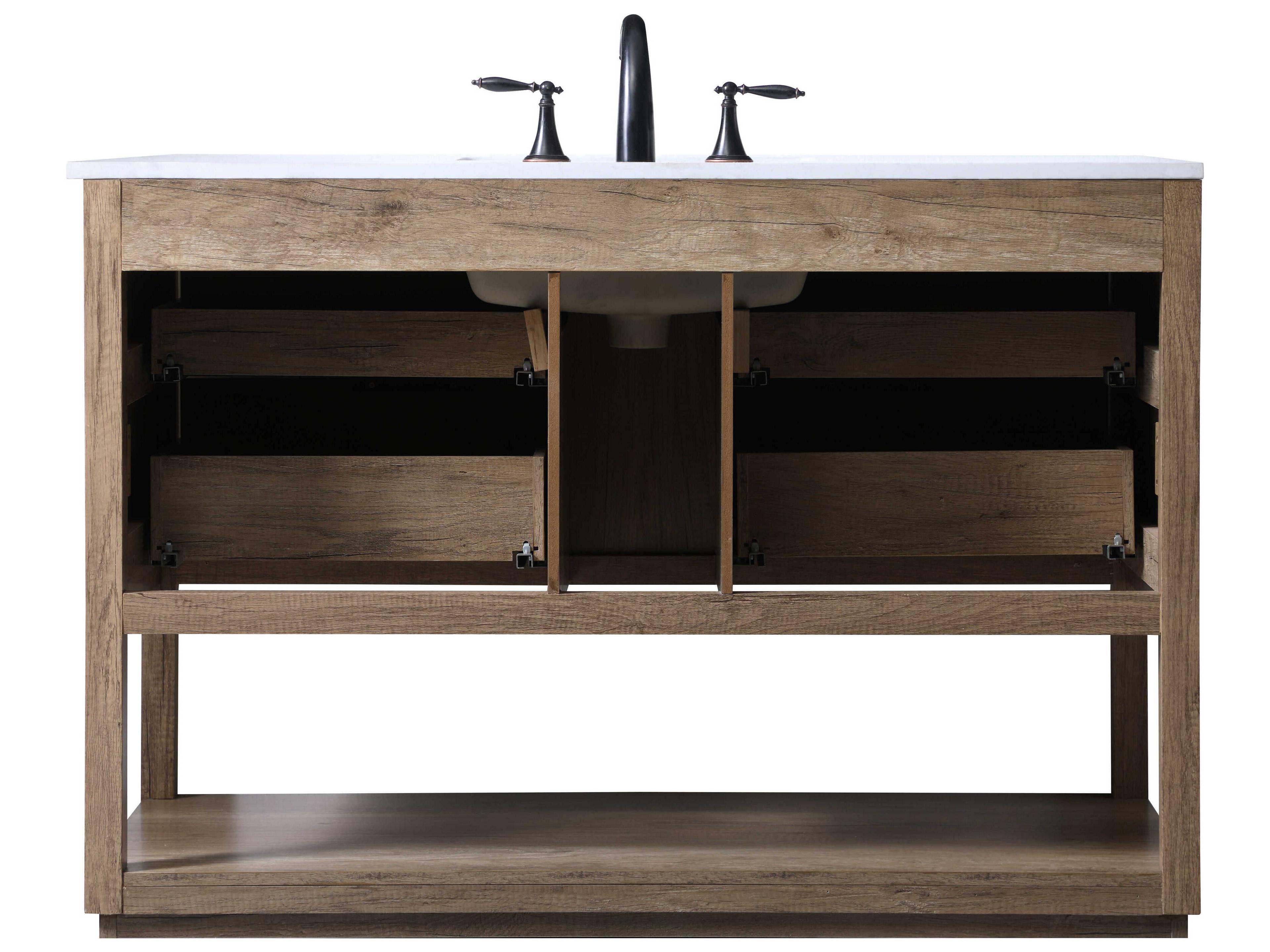 Elegant Lighting Larkin Natural Oak Vanity