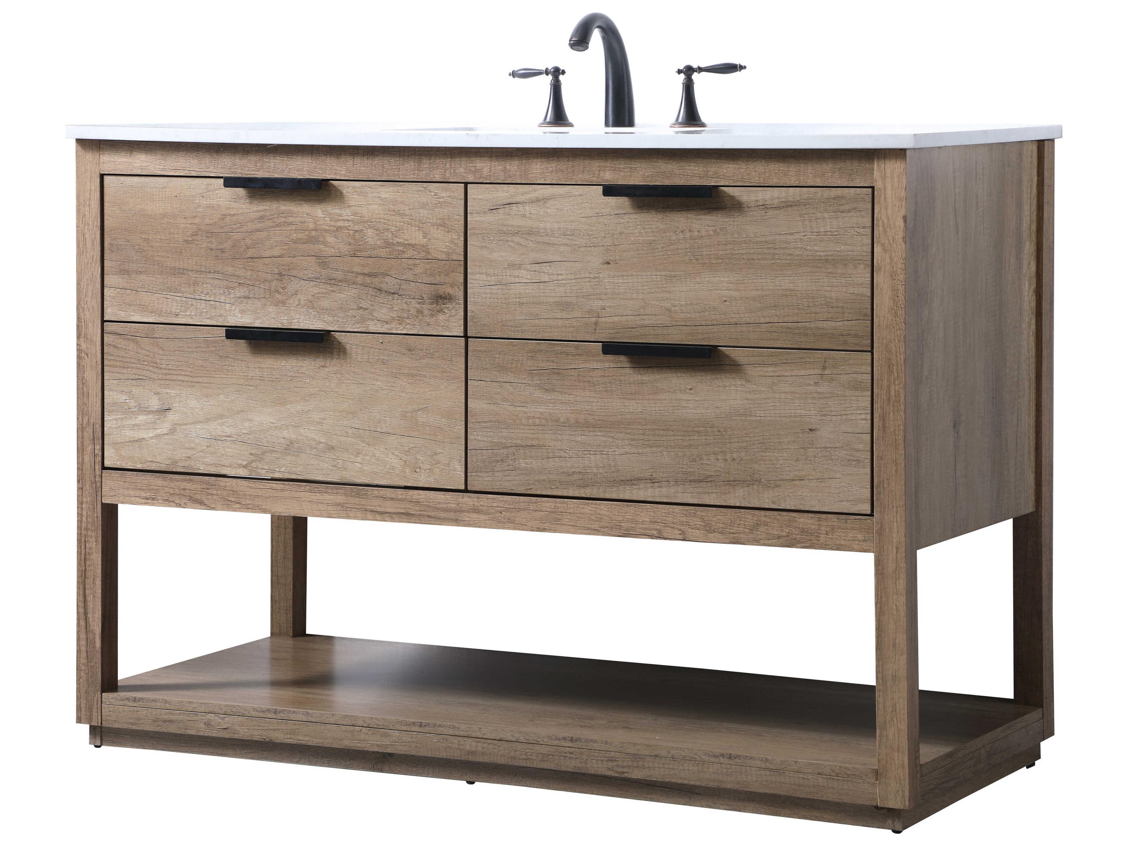 Elegant Lighting Larkin Natural Oak Vanity