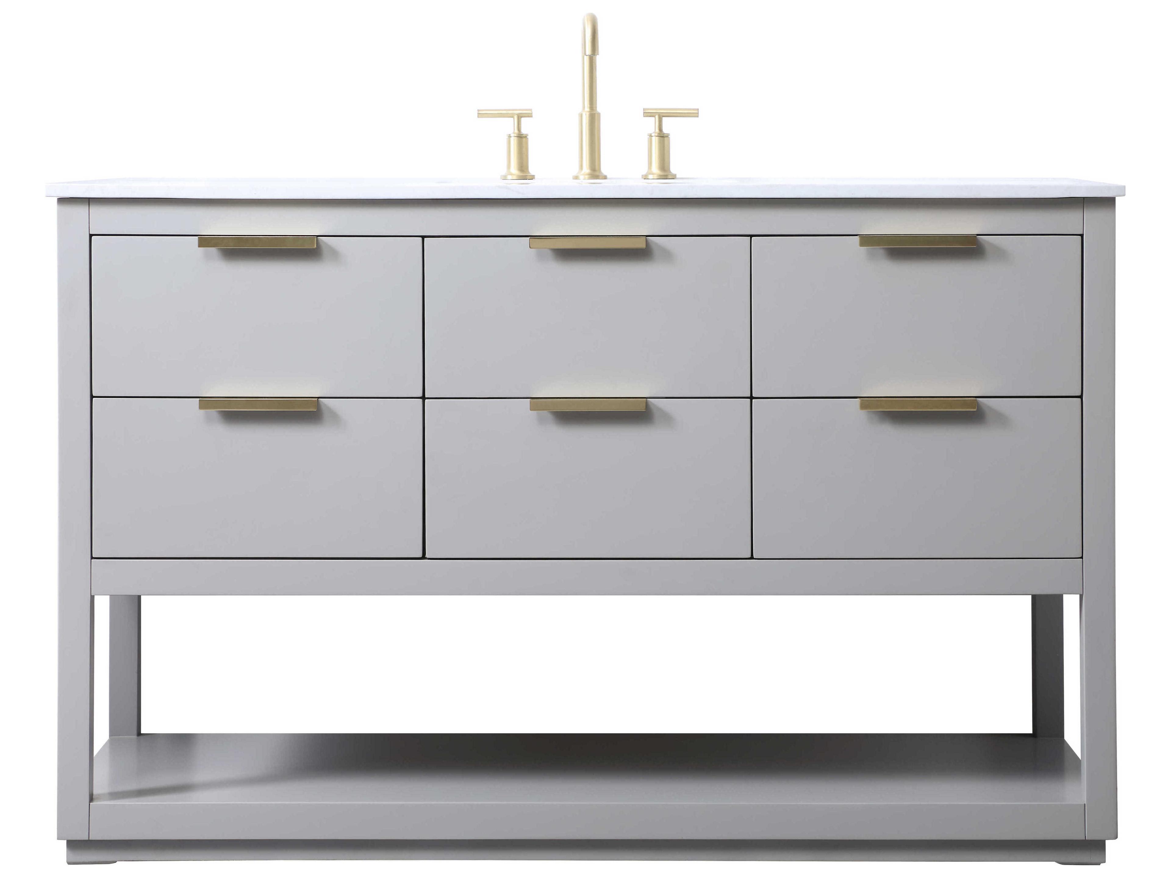 Elegant Lighting Larkin Grey Vanity