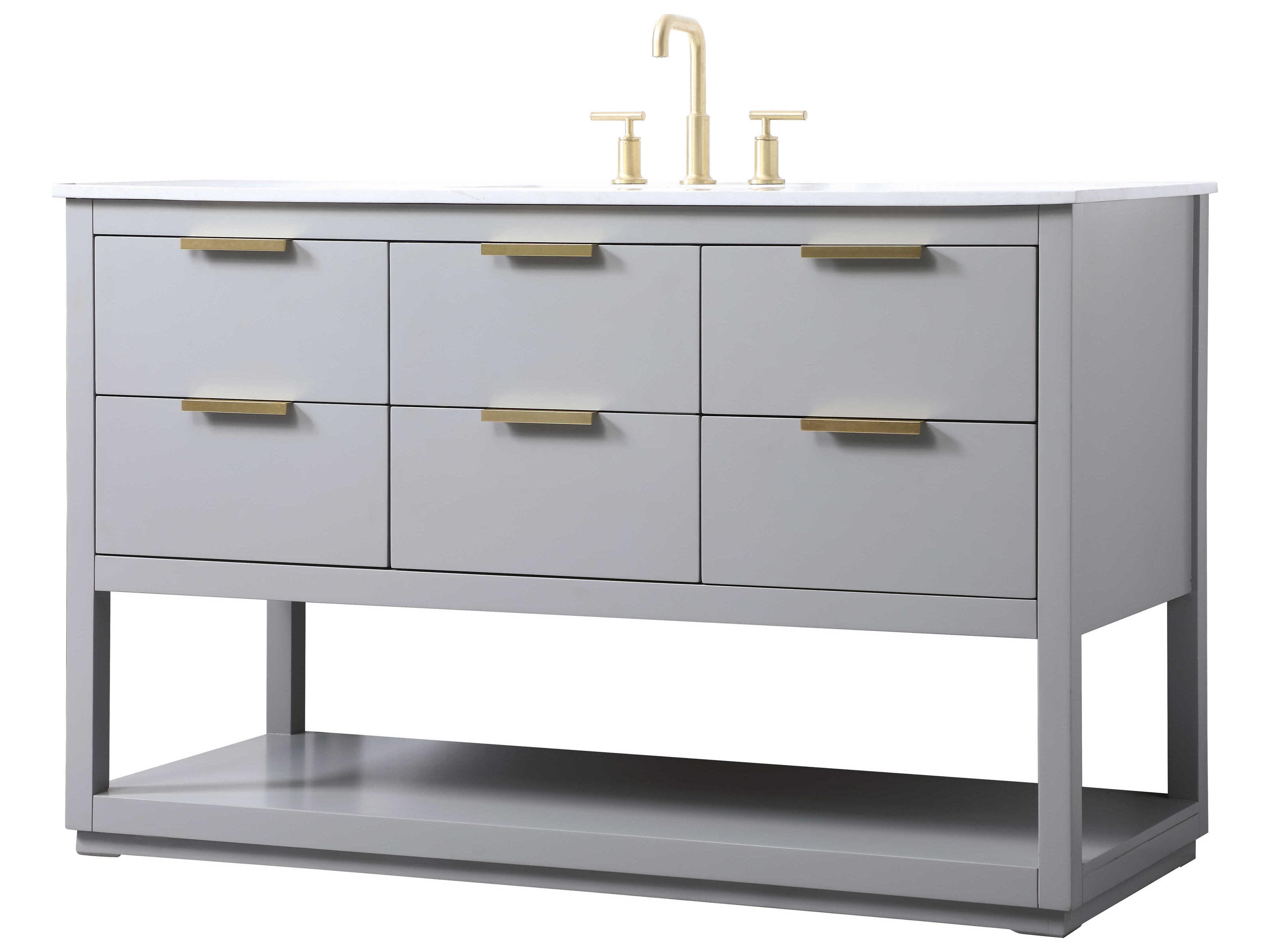 Elegant Lighting Larkin Grey Vanity
