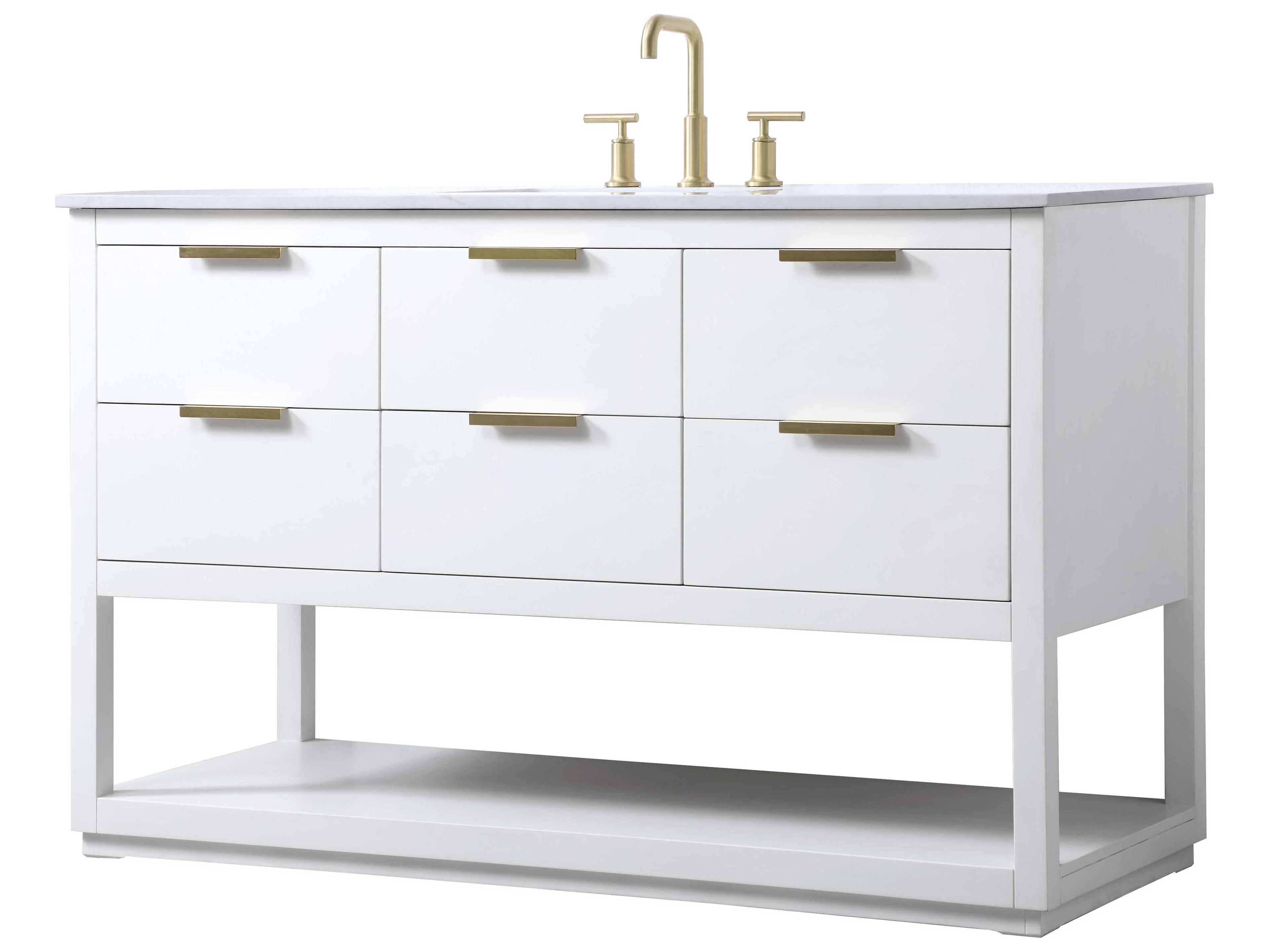 Elegant Lighting Larkin White Vanity