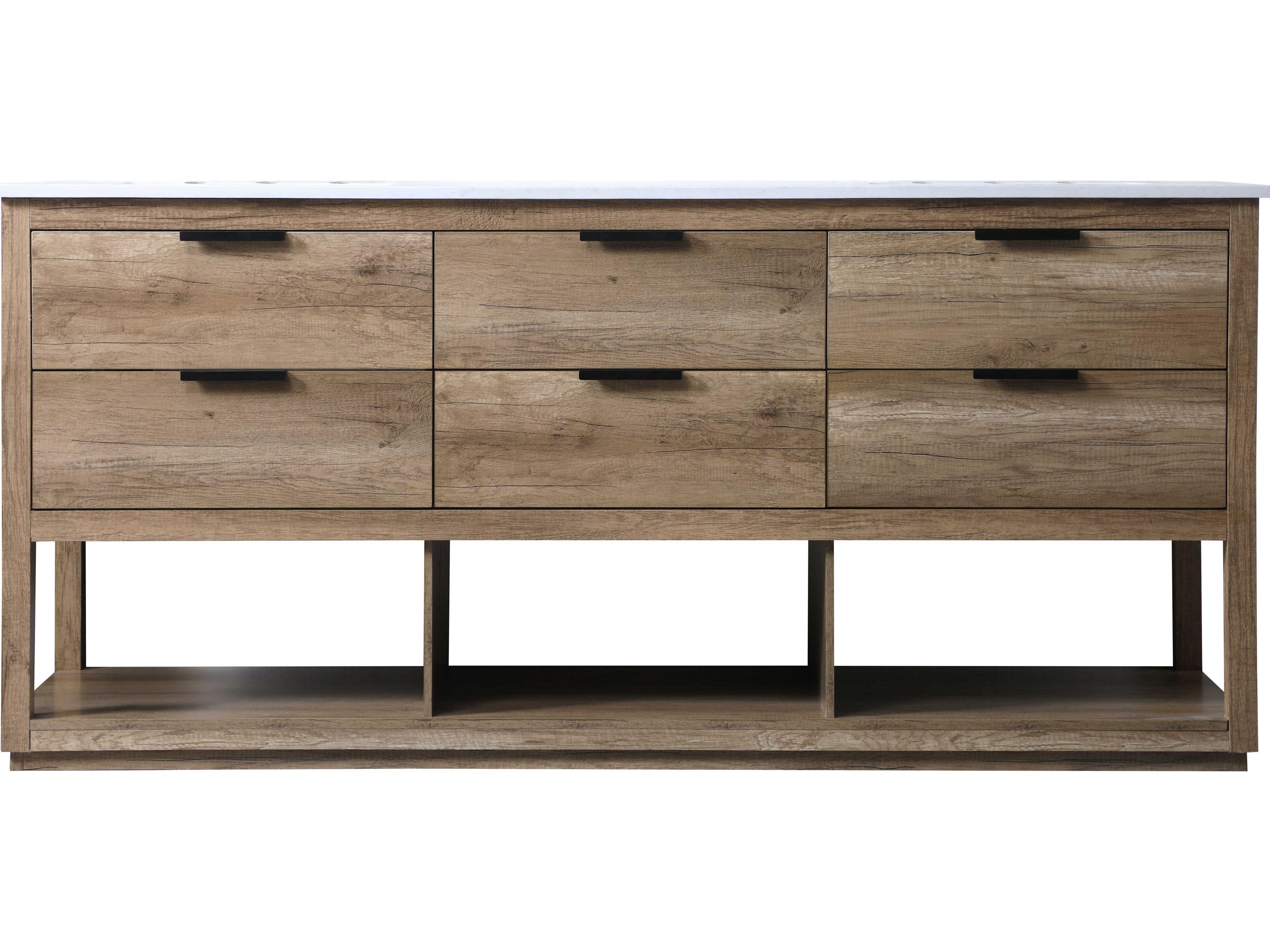 Elegant Lighting Larkin Natural Oak Vanity