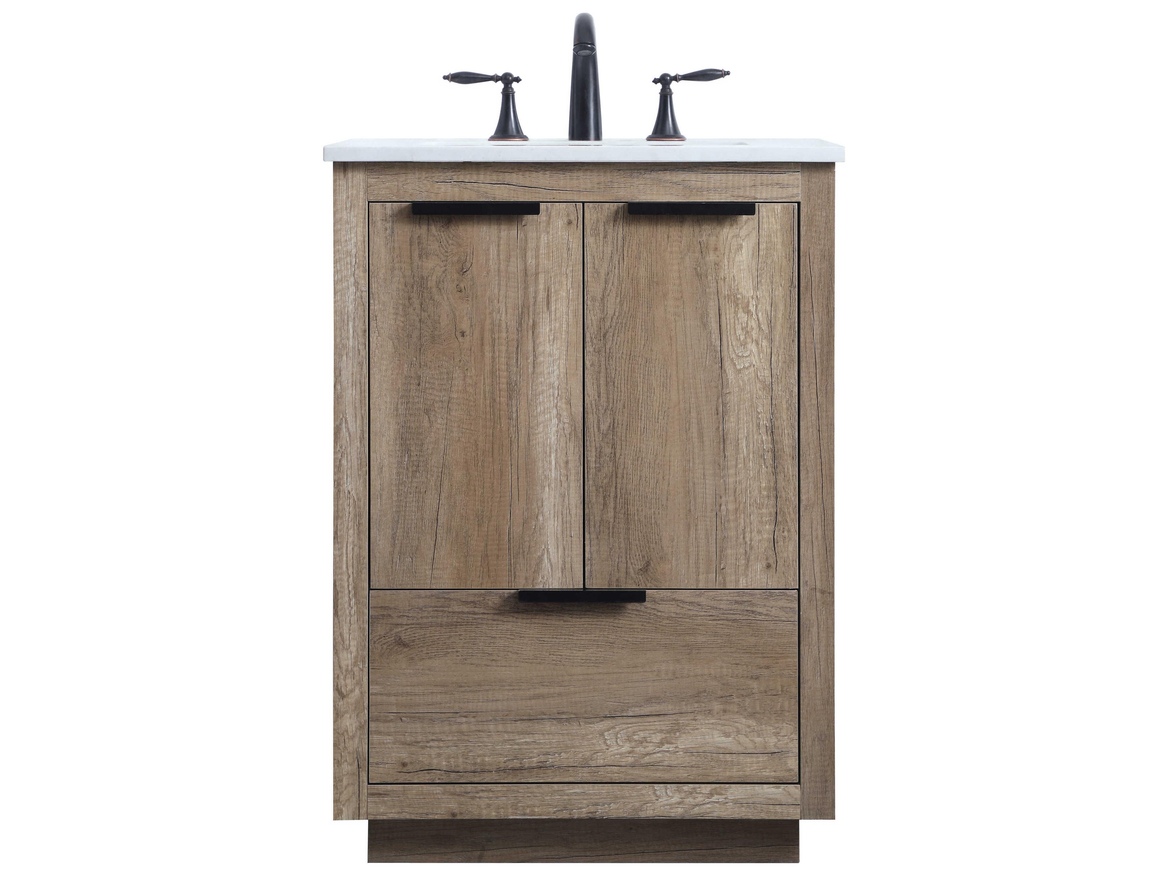 Elegant Lighting Blake Natural Oak Vanity