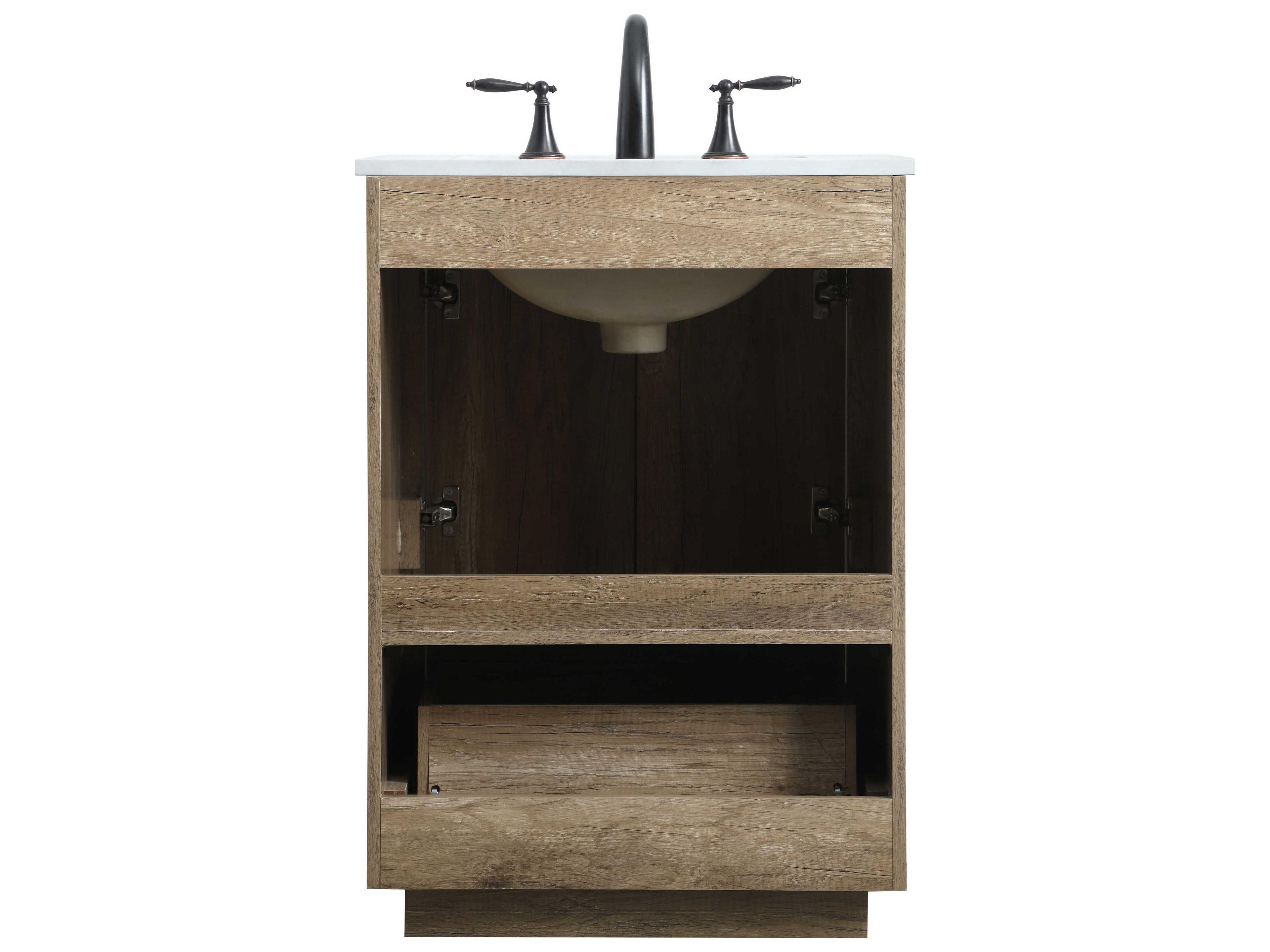 Elegant Lighting Blake Natural Oak Vanity