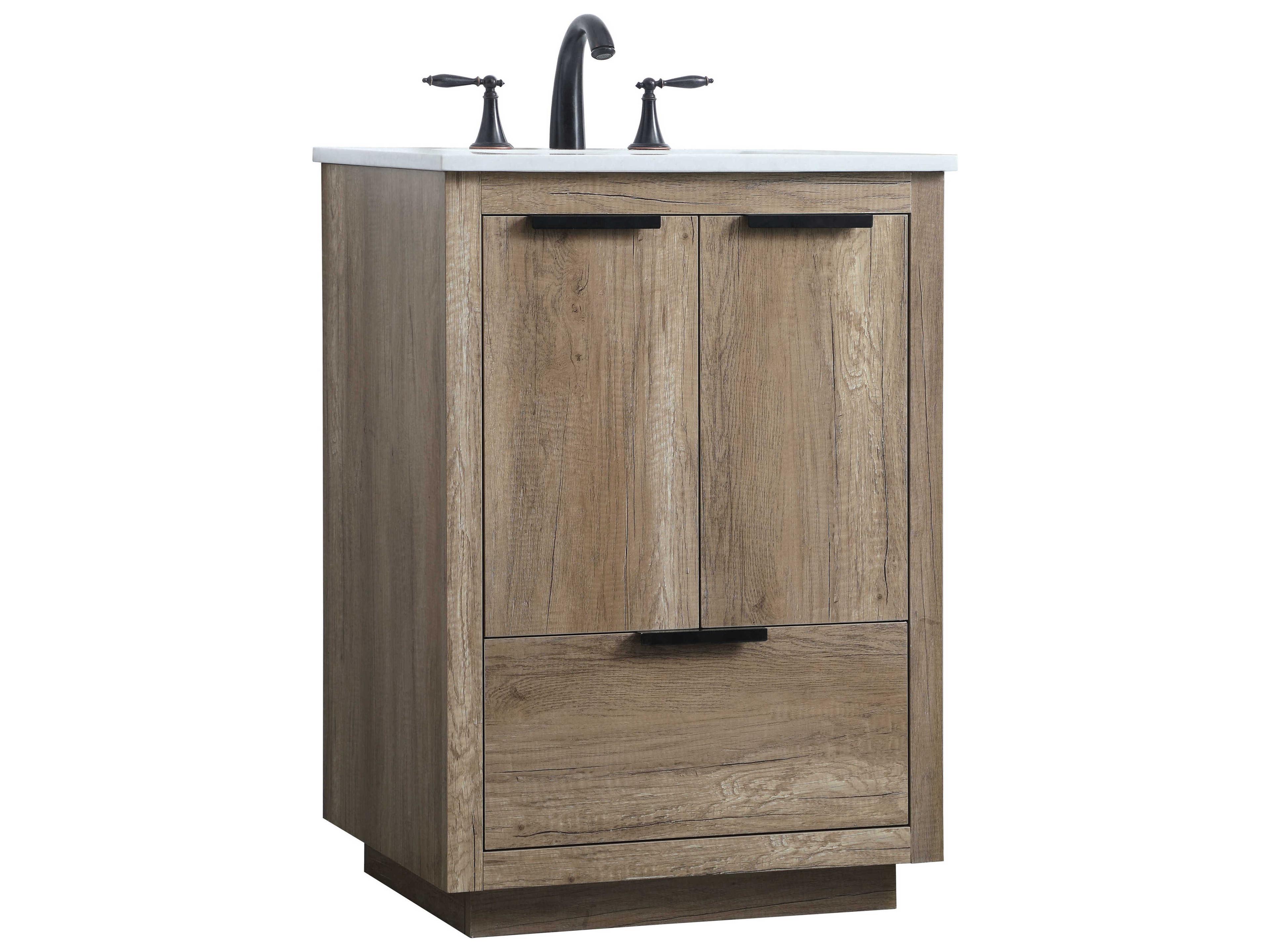 Elegant Lighting Blake Natural Oak Vanity