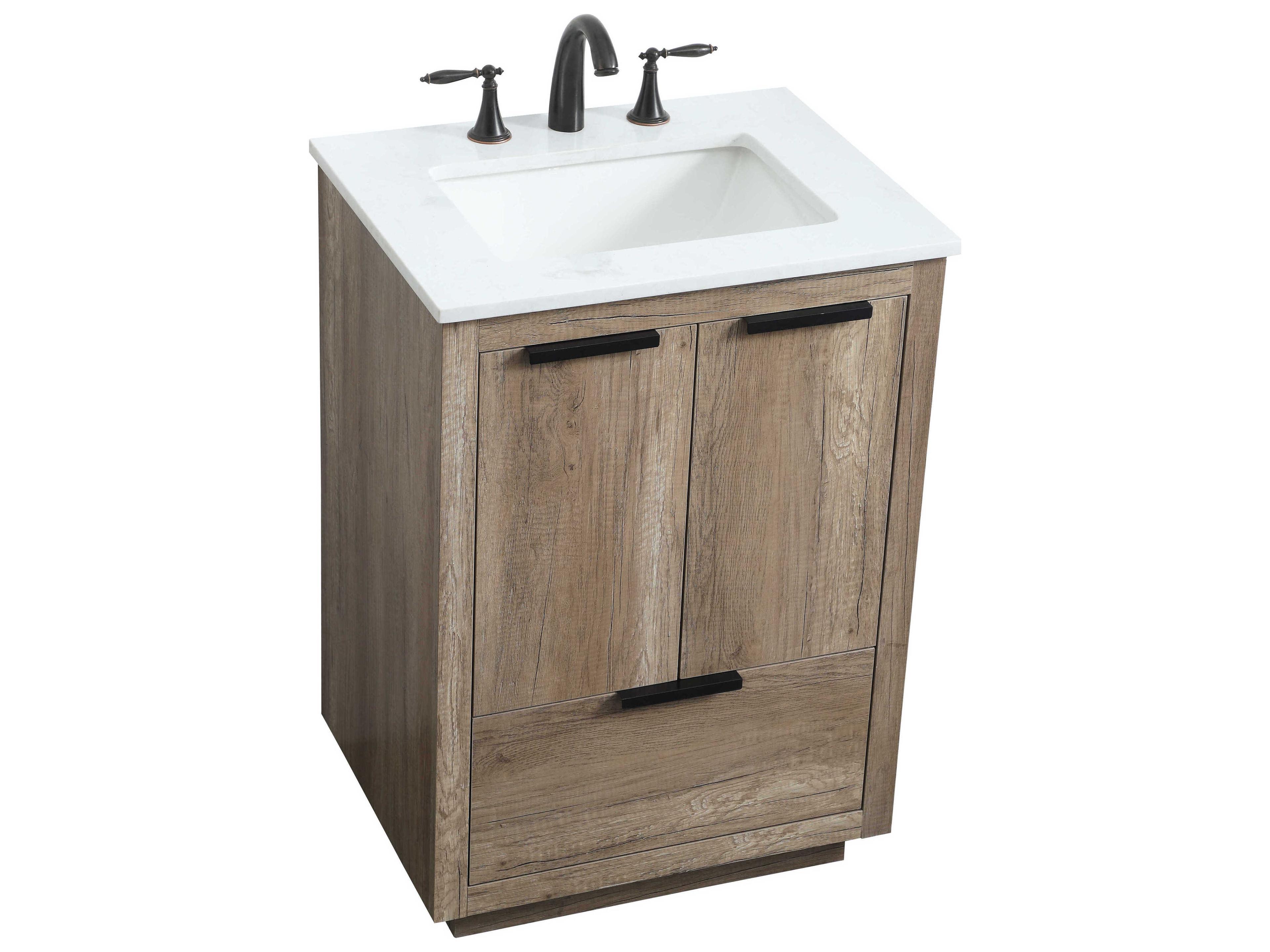 Elegant Lighting Blake Natural Oak Vanity