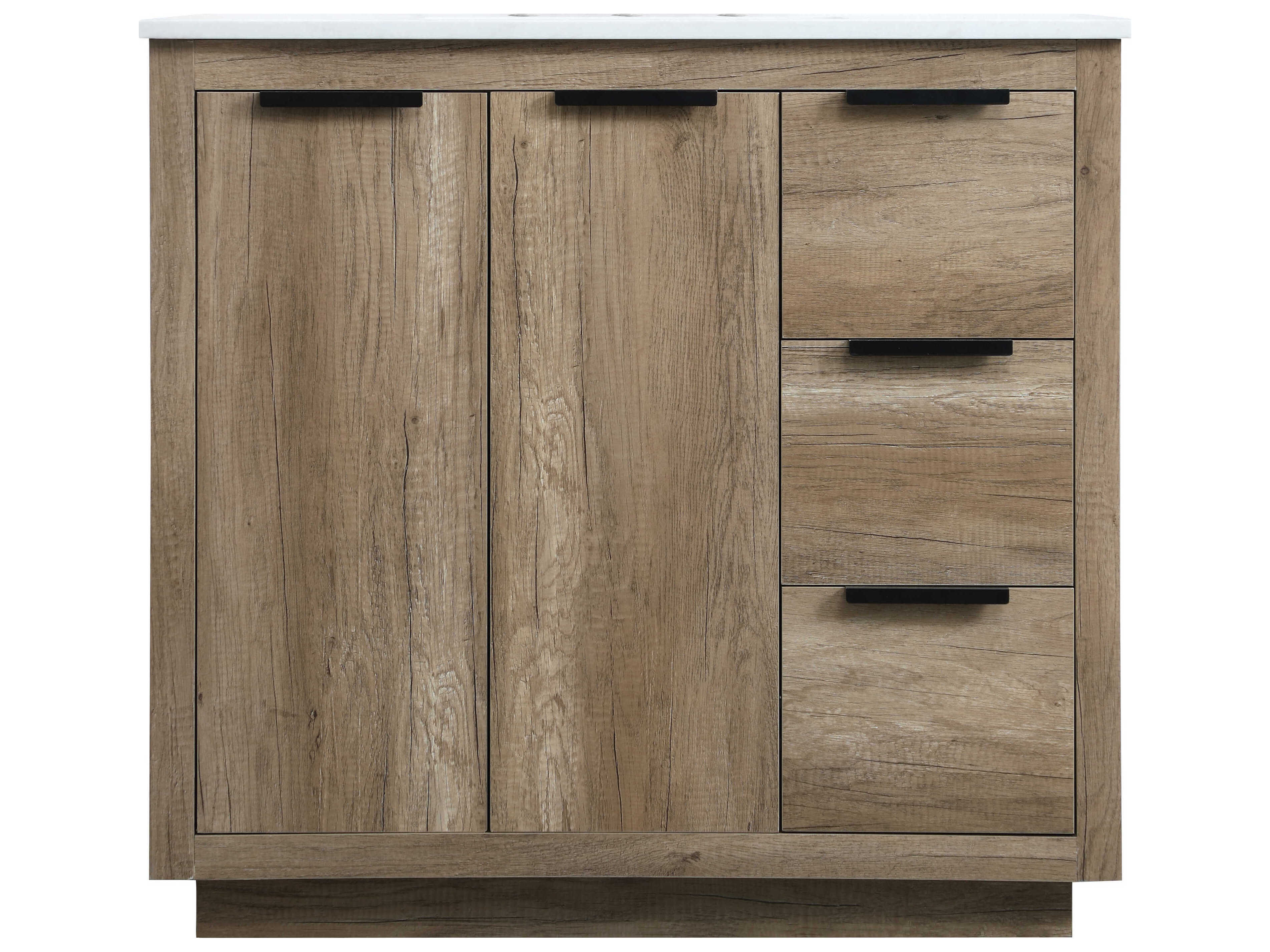 Elegant Lighting Blake Natural Oak Vanity