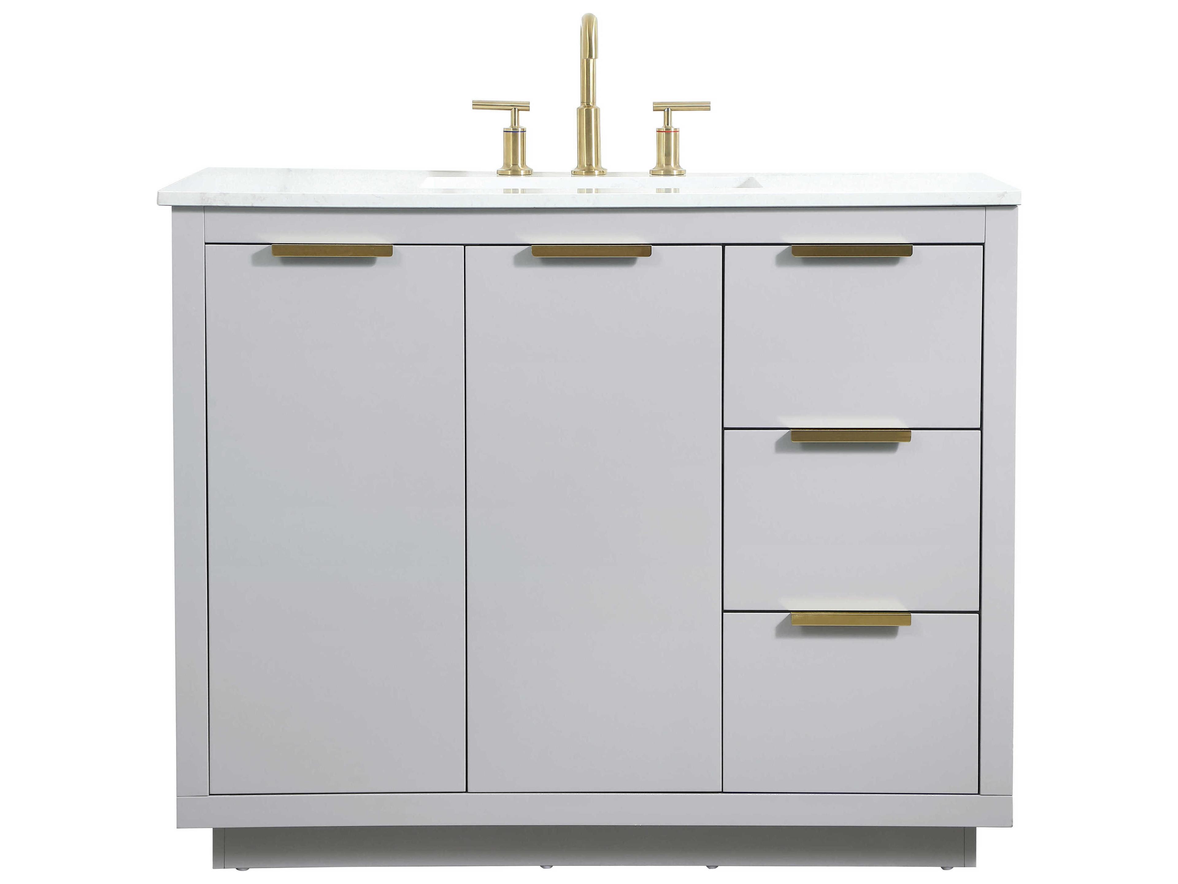 Elegant Lighting Blake Grey 42" Vanity