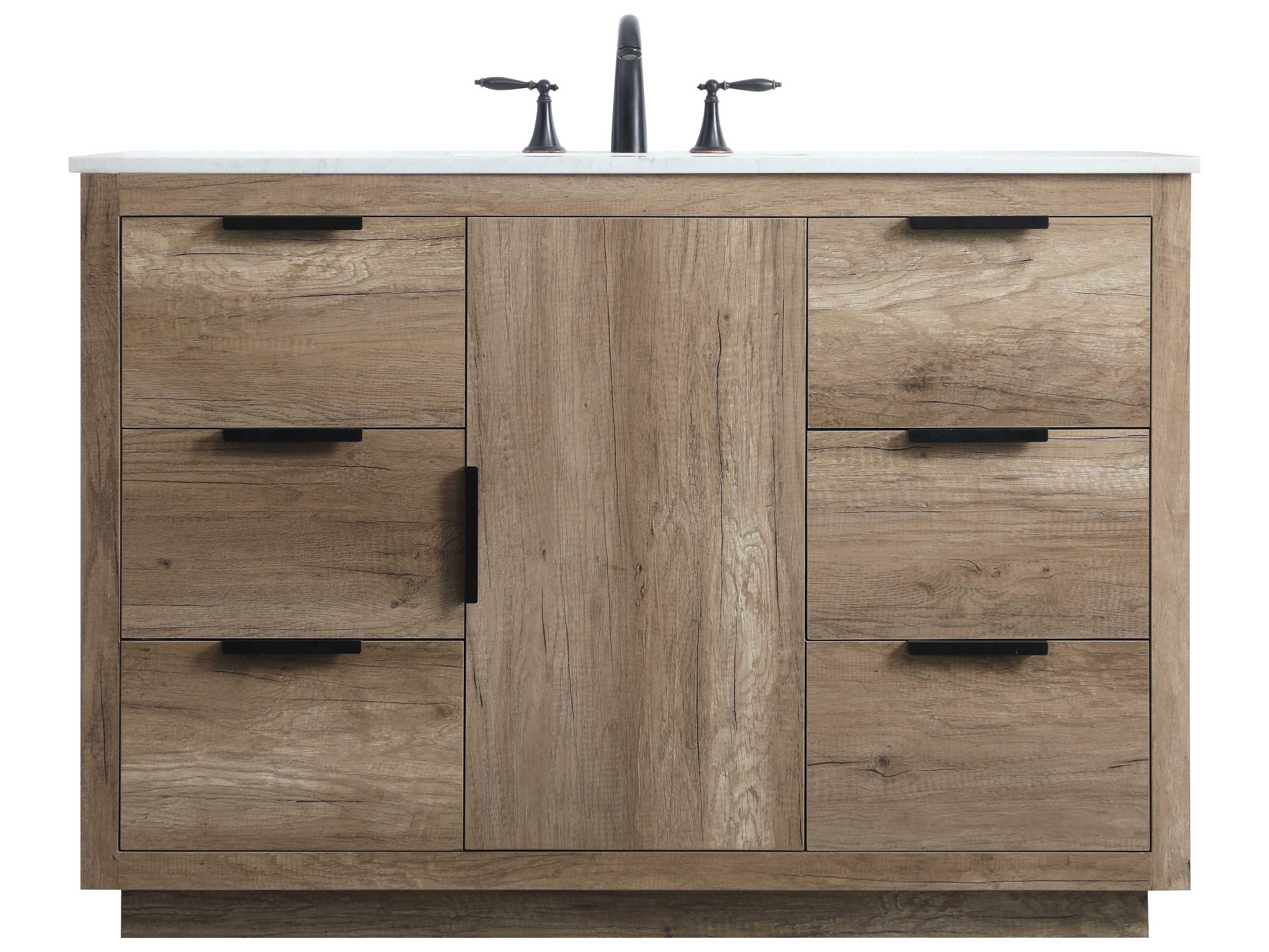 Elegant Lighting Blake Natural Oak Vanity