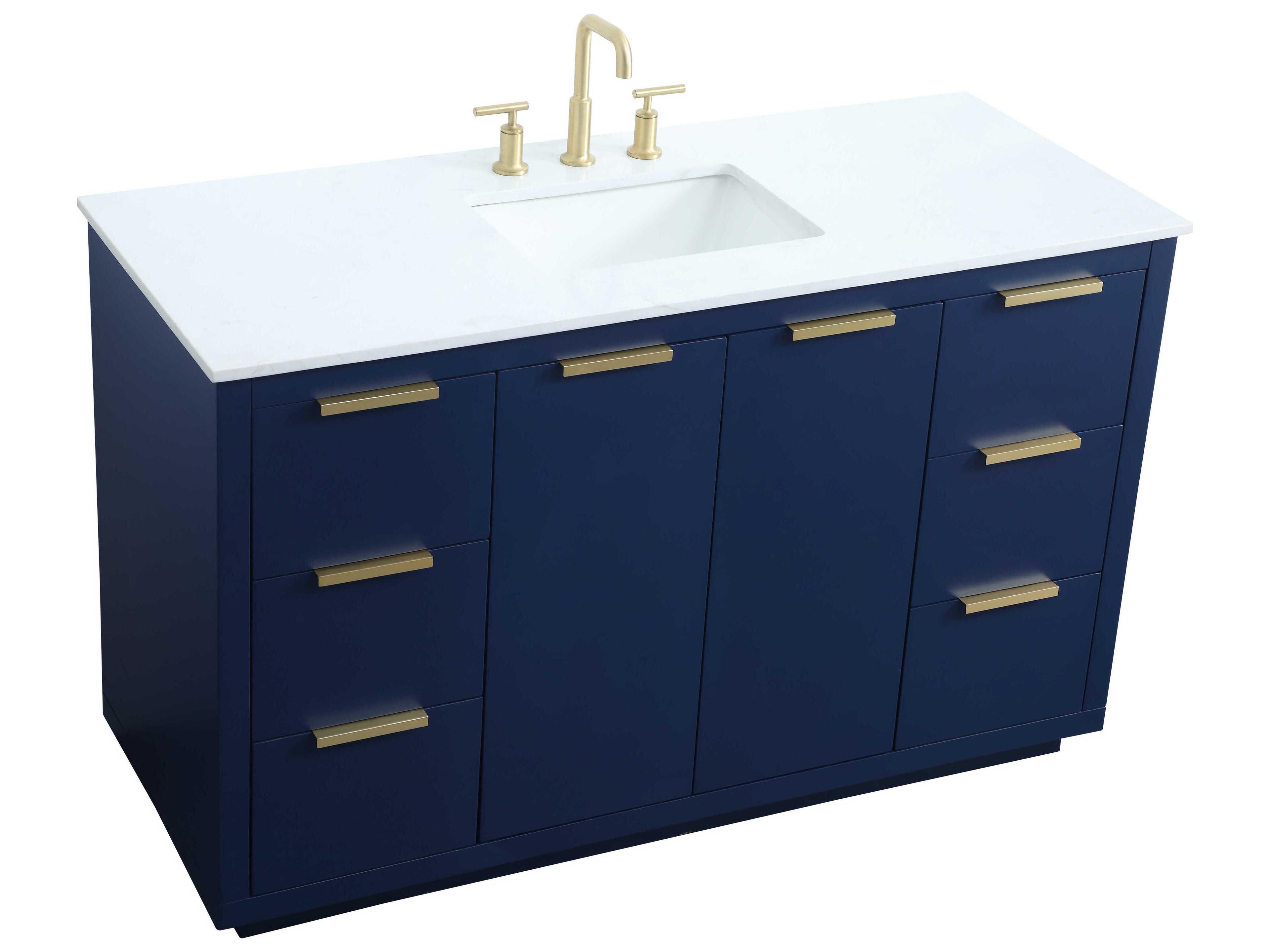 Elegant Lighting Blake Blue Vanity