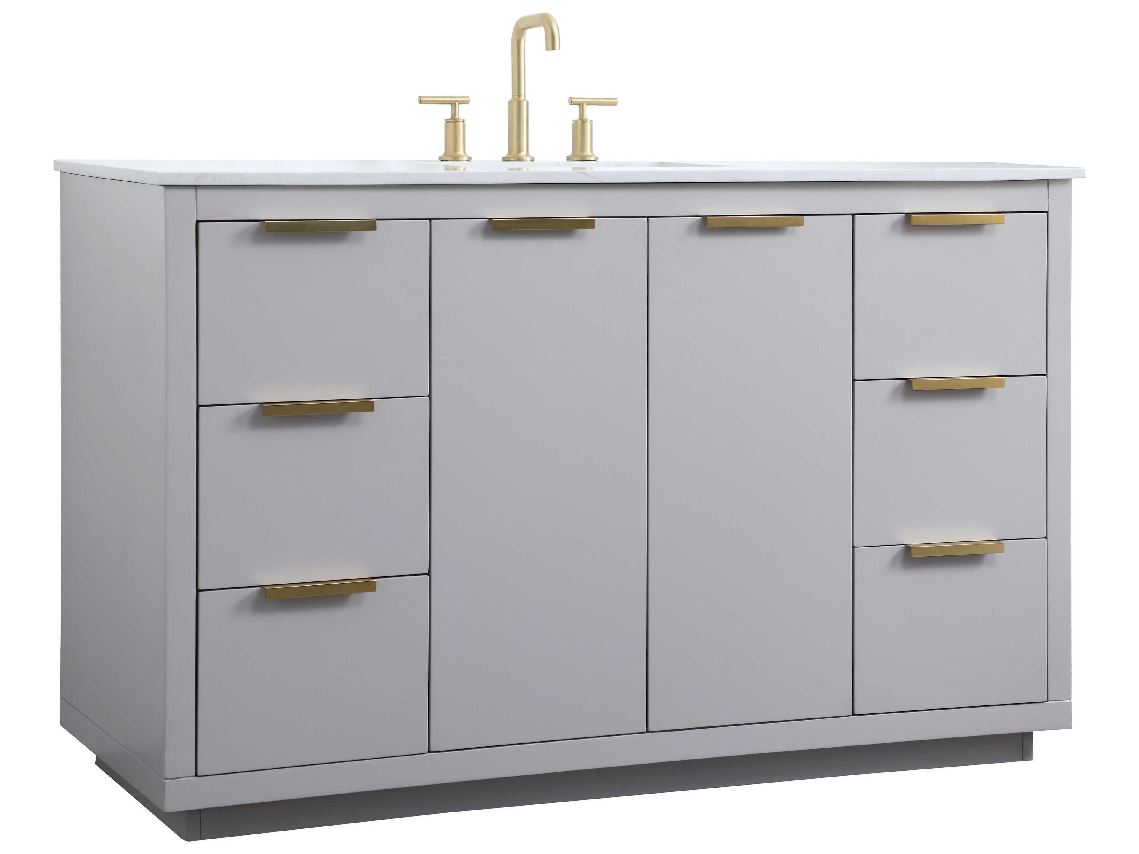 Elegant Lighting Blake Grey Vanity