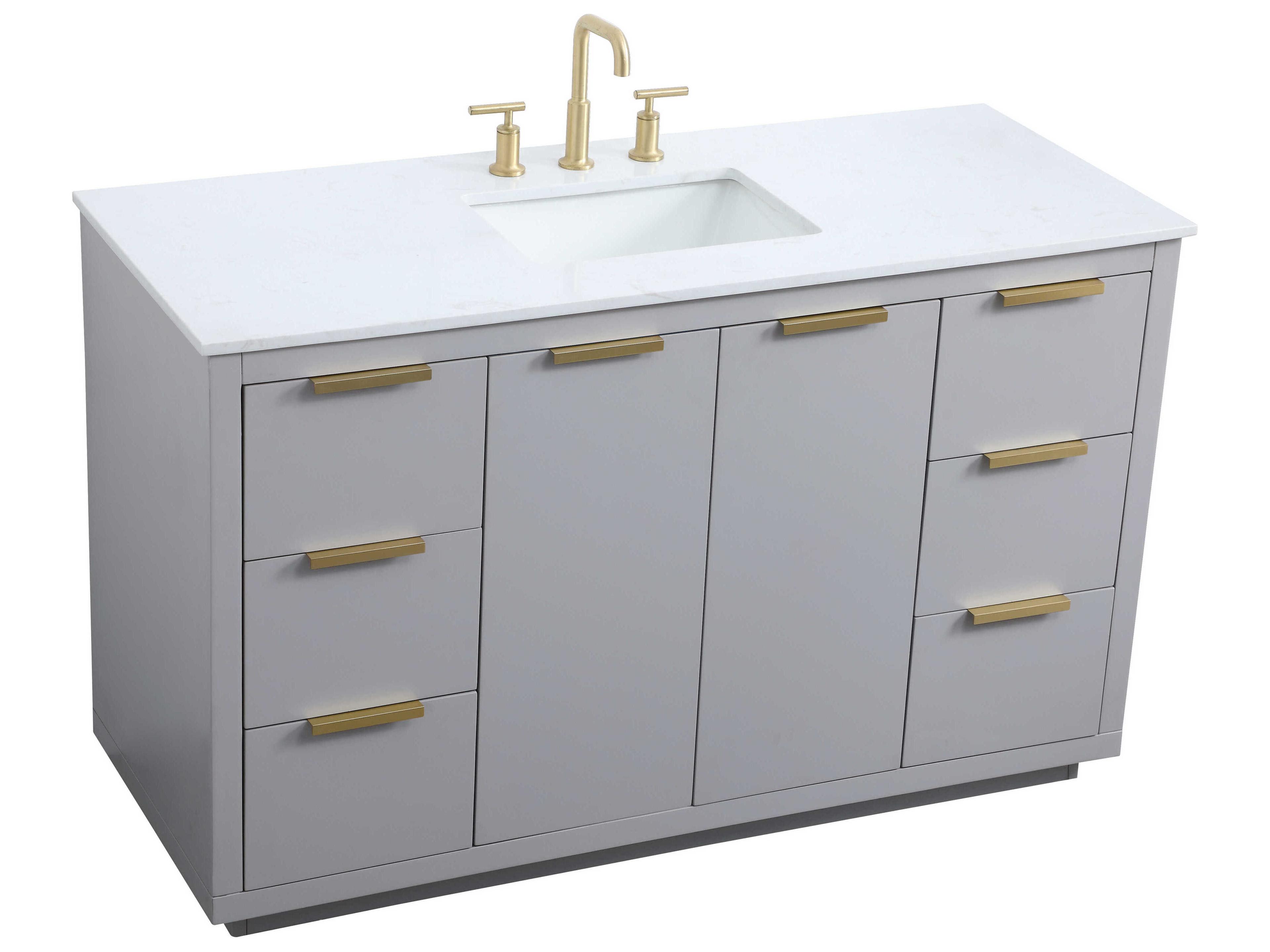 Elegant Lighting Blake Grey Vanity
