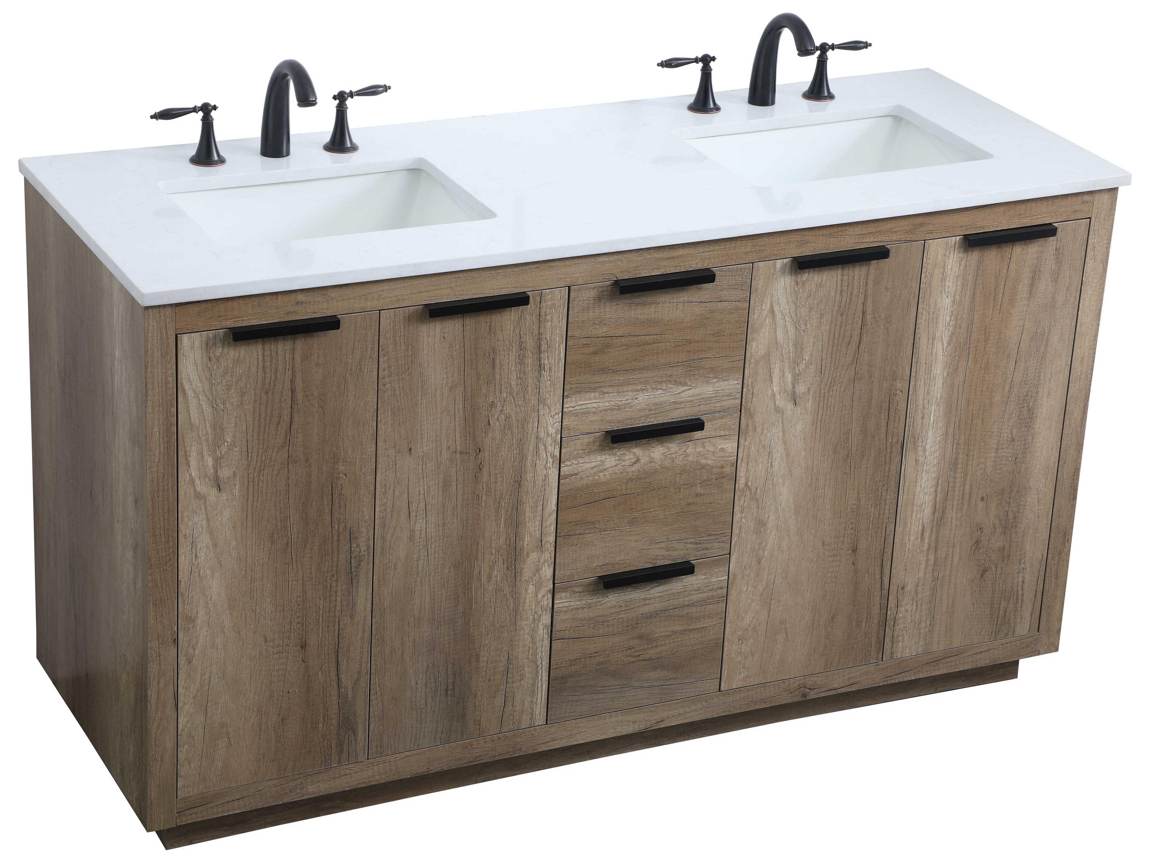 Elegant Lighting Blake Natural Oak Vanity