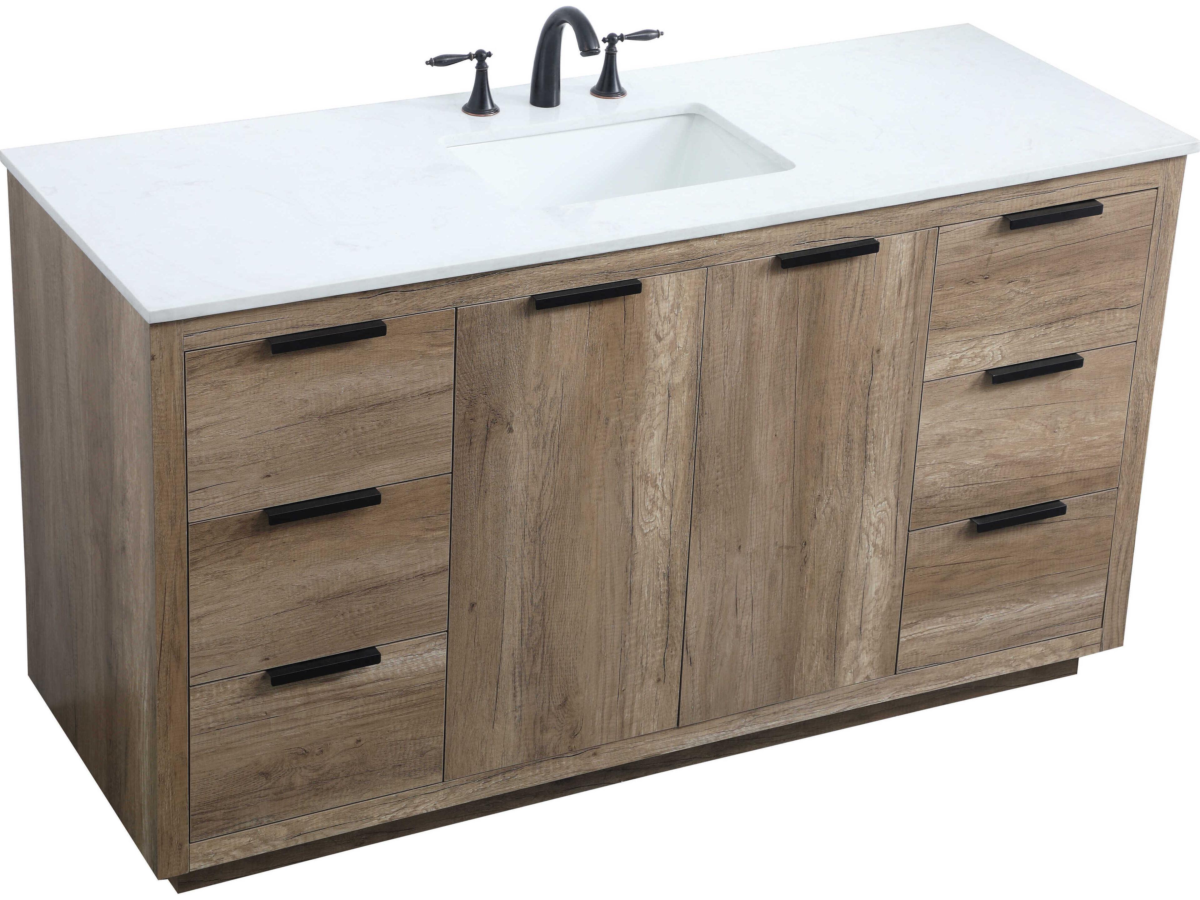 Elegant Lighting Blake Natural Oak Vanity