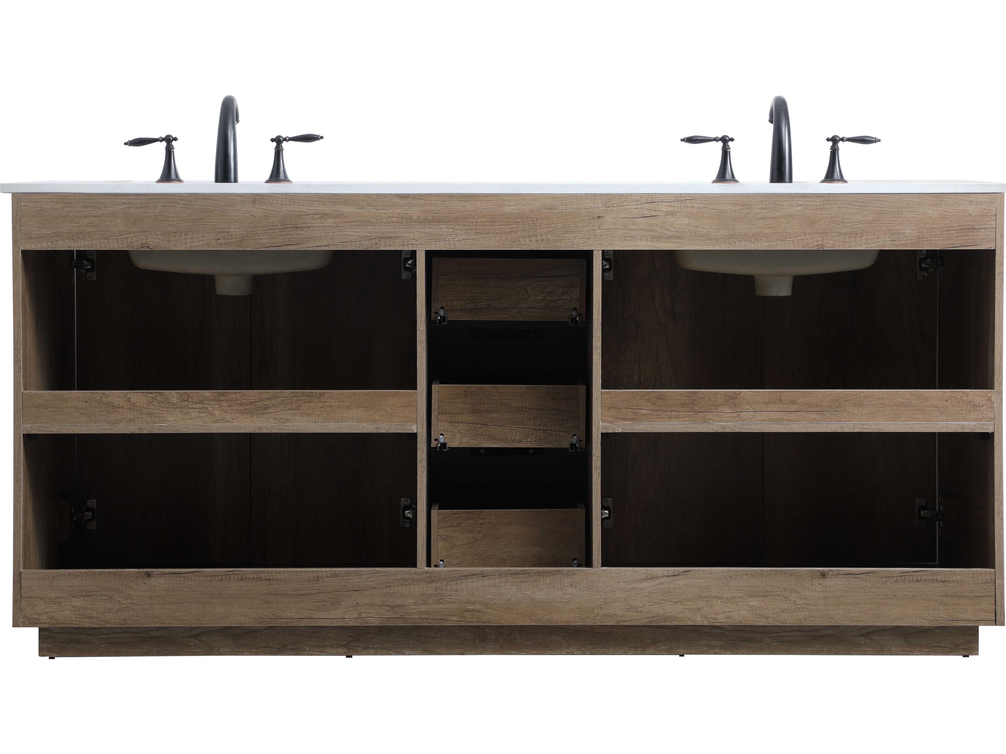 Elegant Lighting Blake Natural Oak Vanity