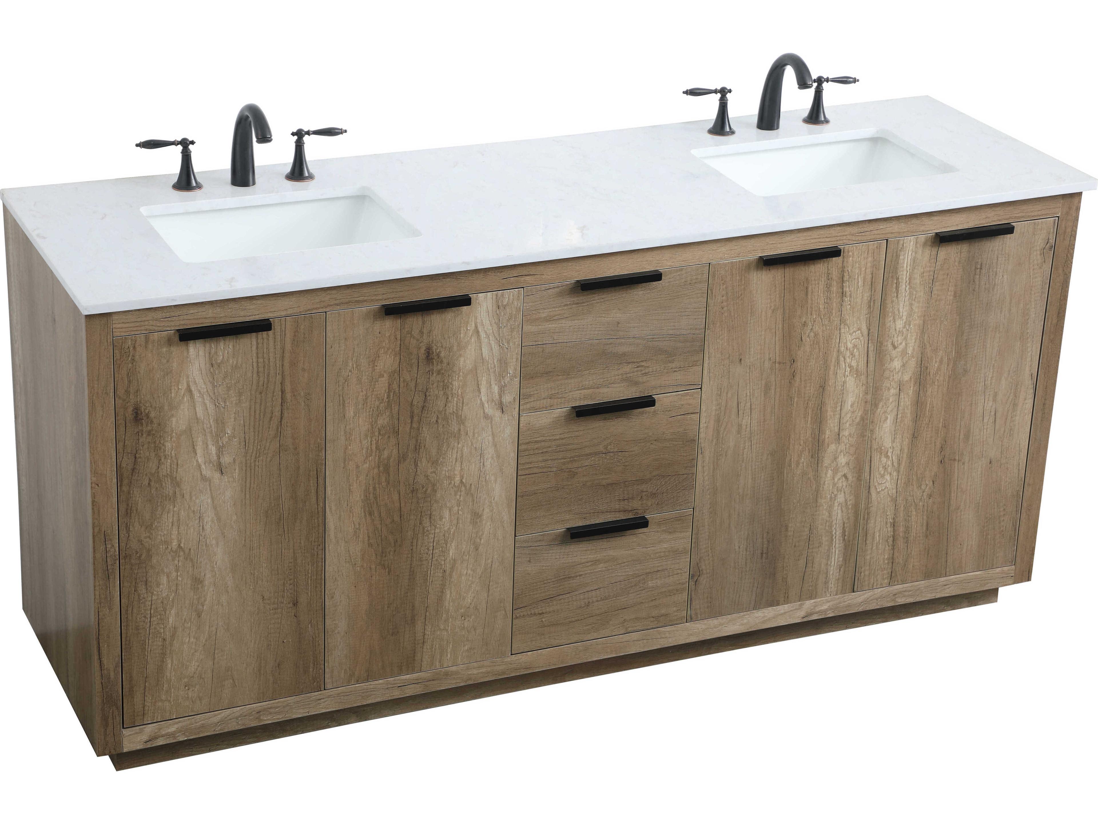 Elegant Lighting Blake Natural Oak Vanity