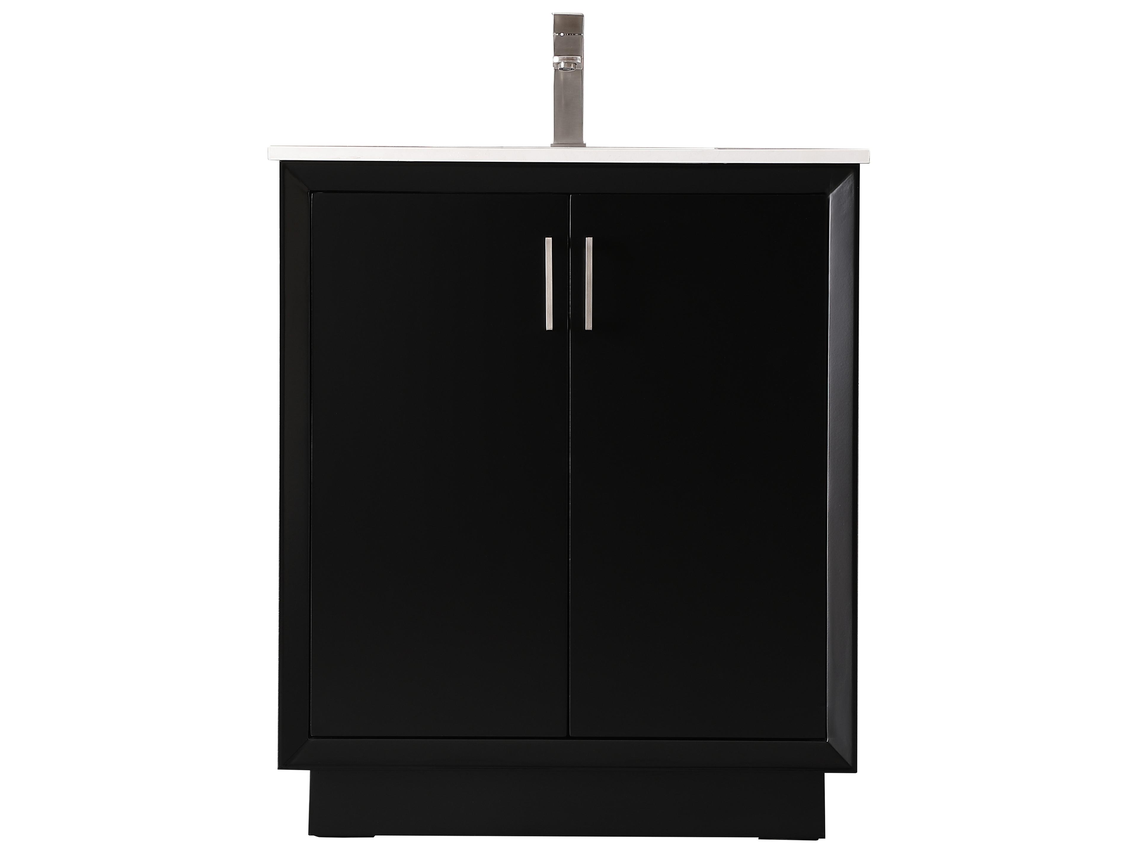 Elegant Lighting Hayes Black Vanity