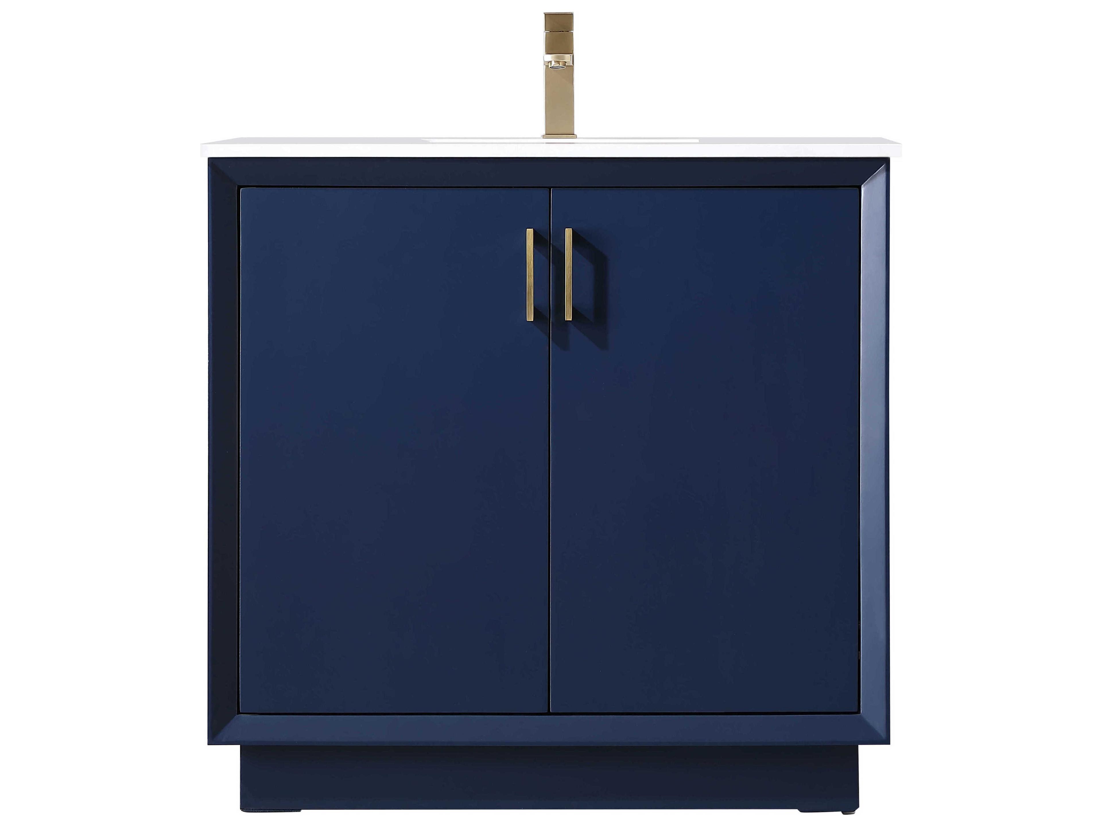 Elegant Lighting Hayes Blue Vanity