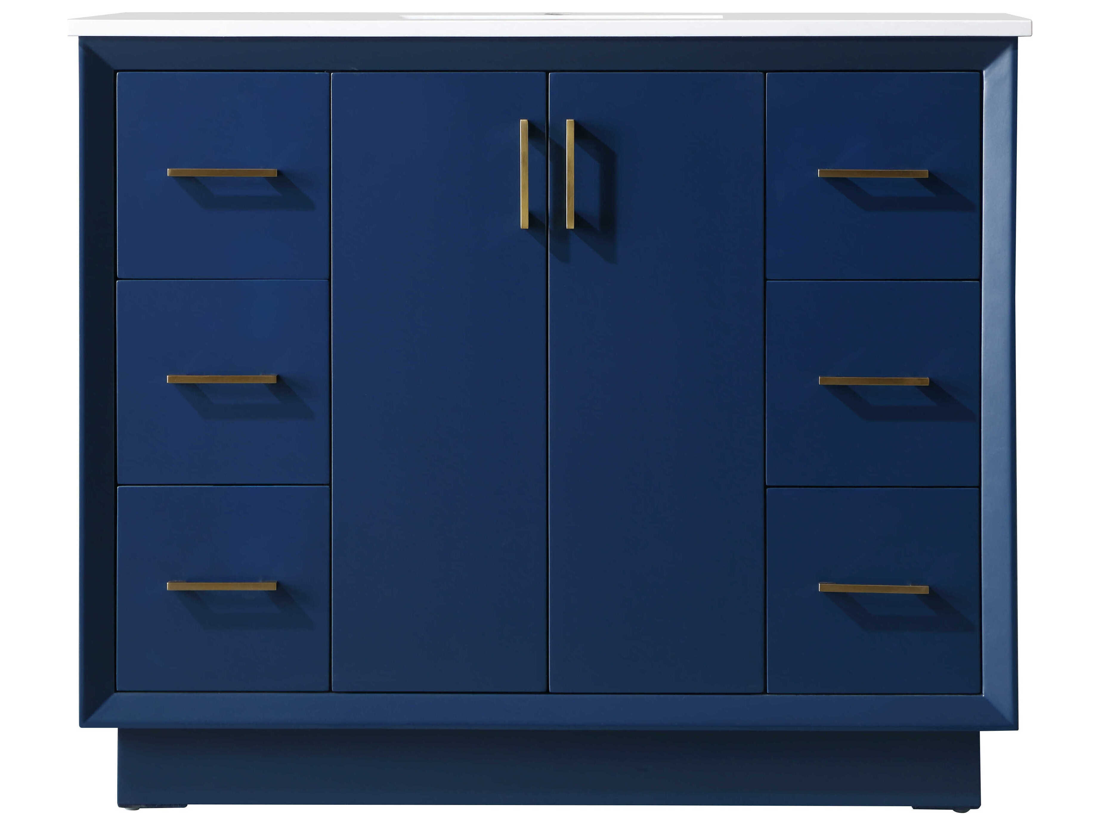 Elegant Lighting Hayes Blue Vanity