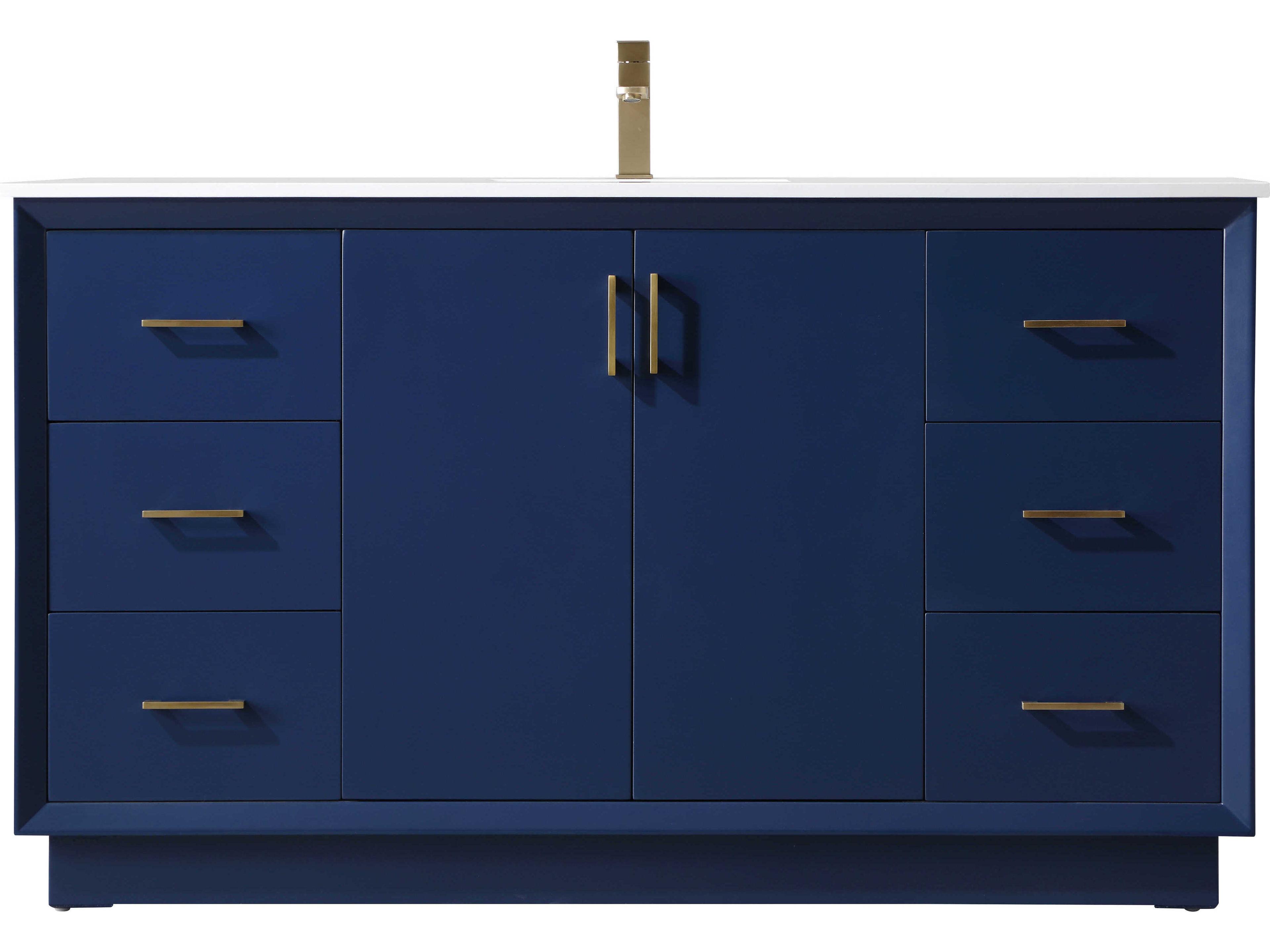 Elegant Lighting Hayes Blue Vanity